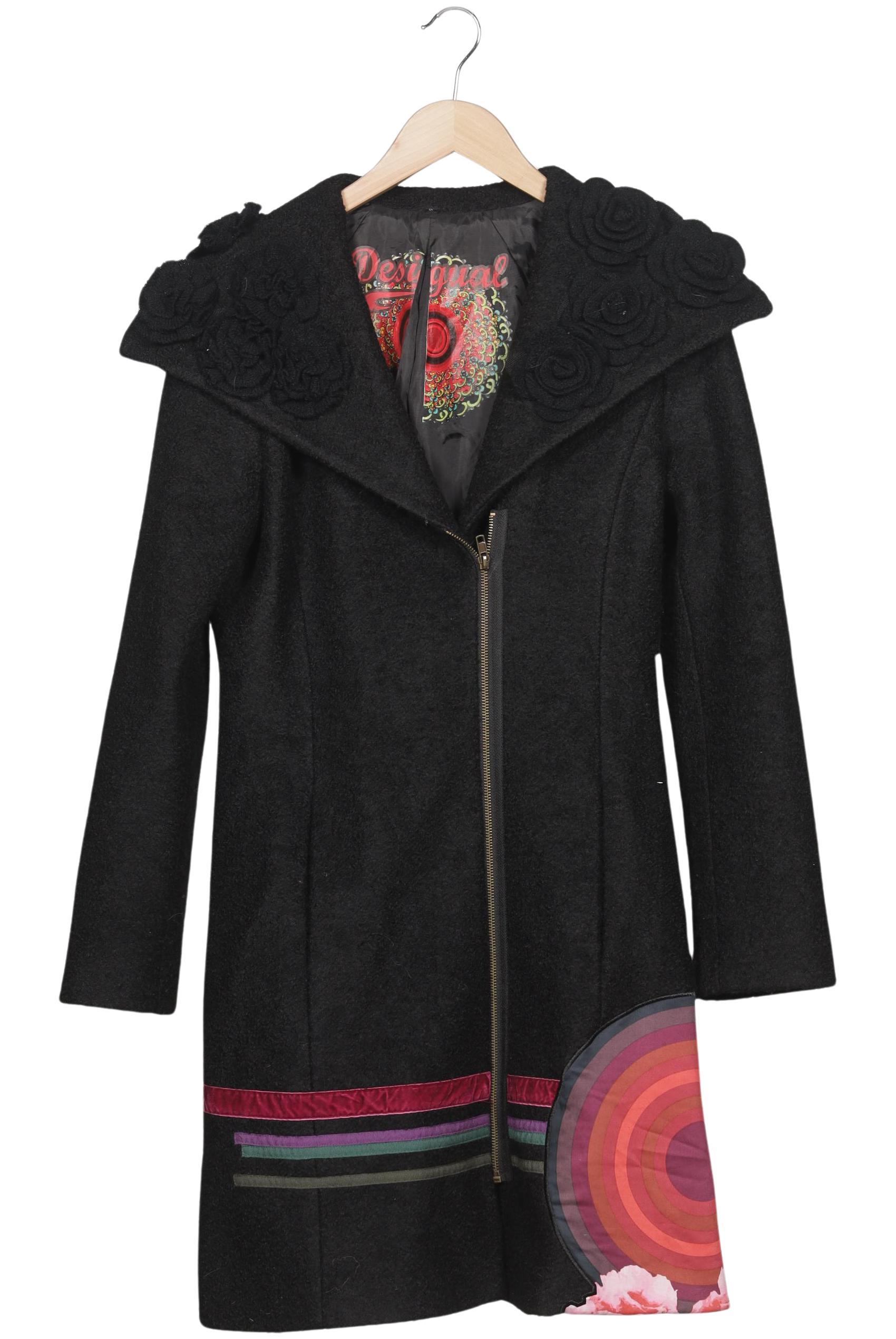 

Desigual Damen Mantel, schwarz, Gr. 40