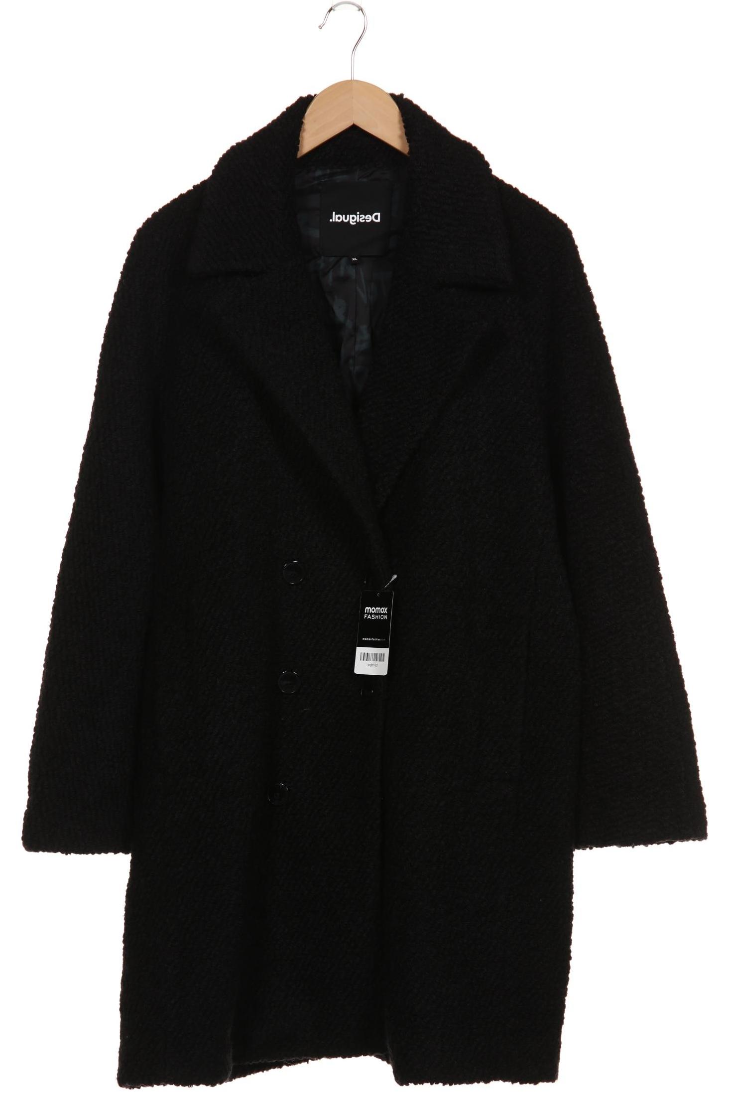 

Desigual Damen Mantel, schwarz, Gr. 44