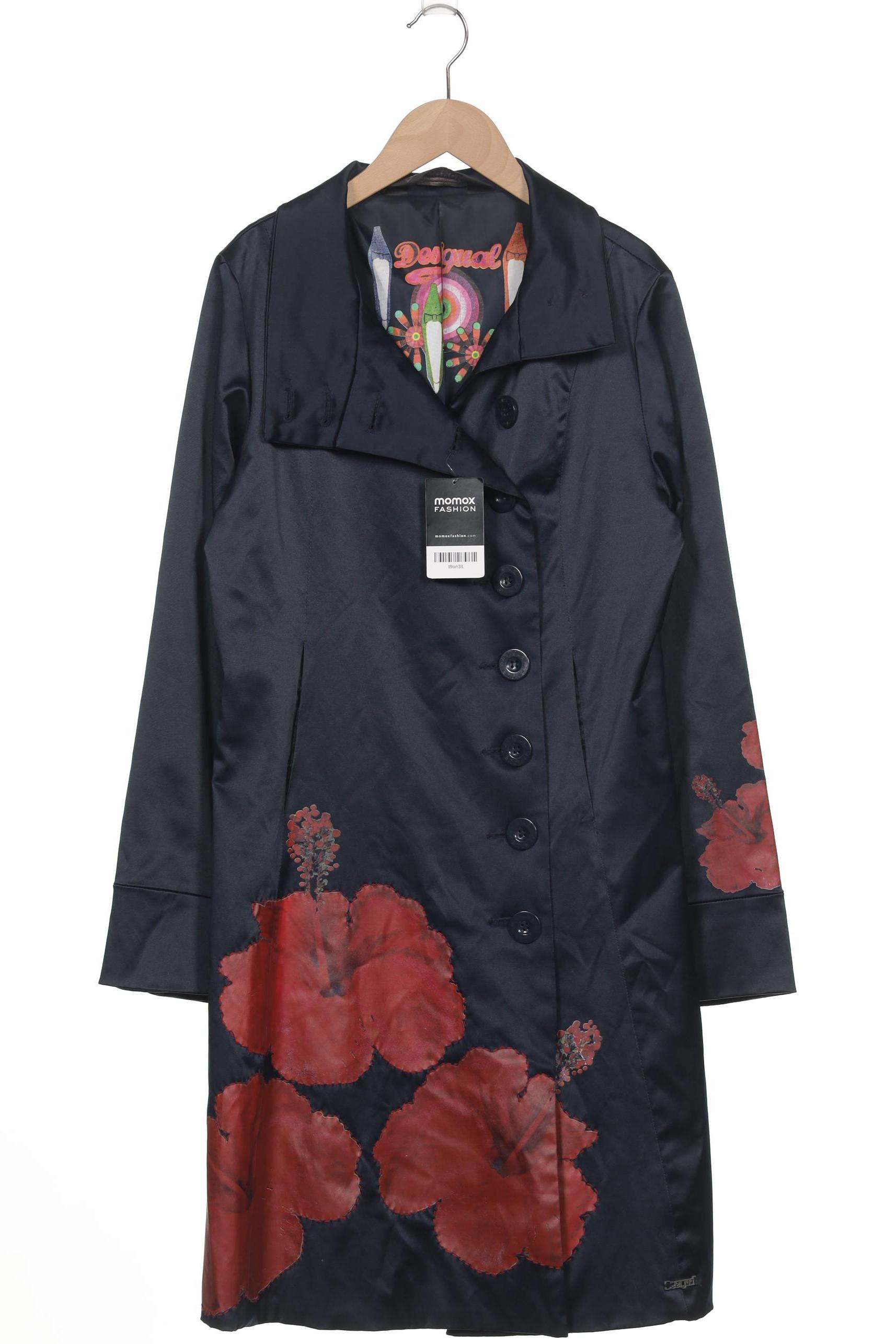 

Desigual Damen Mantel, marineblau, Gr. 40