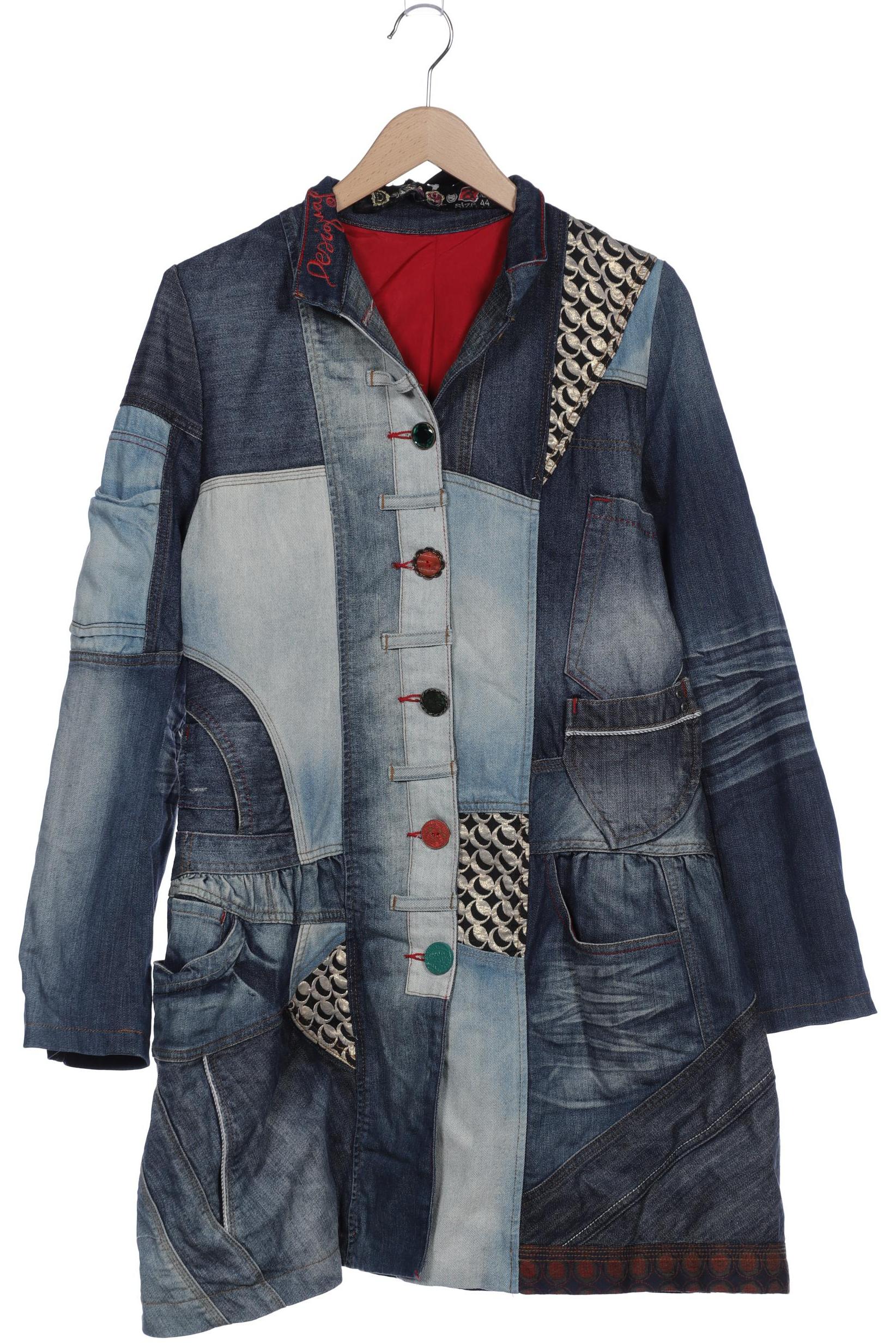 

Desigual Damen Mantel, blau, Gr. 44