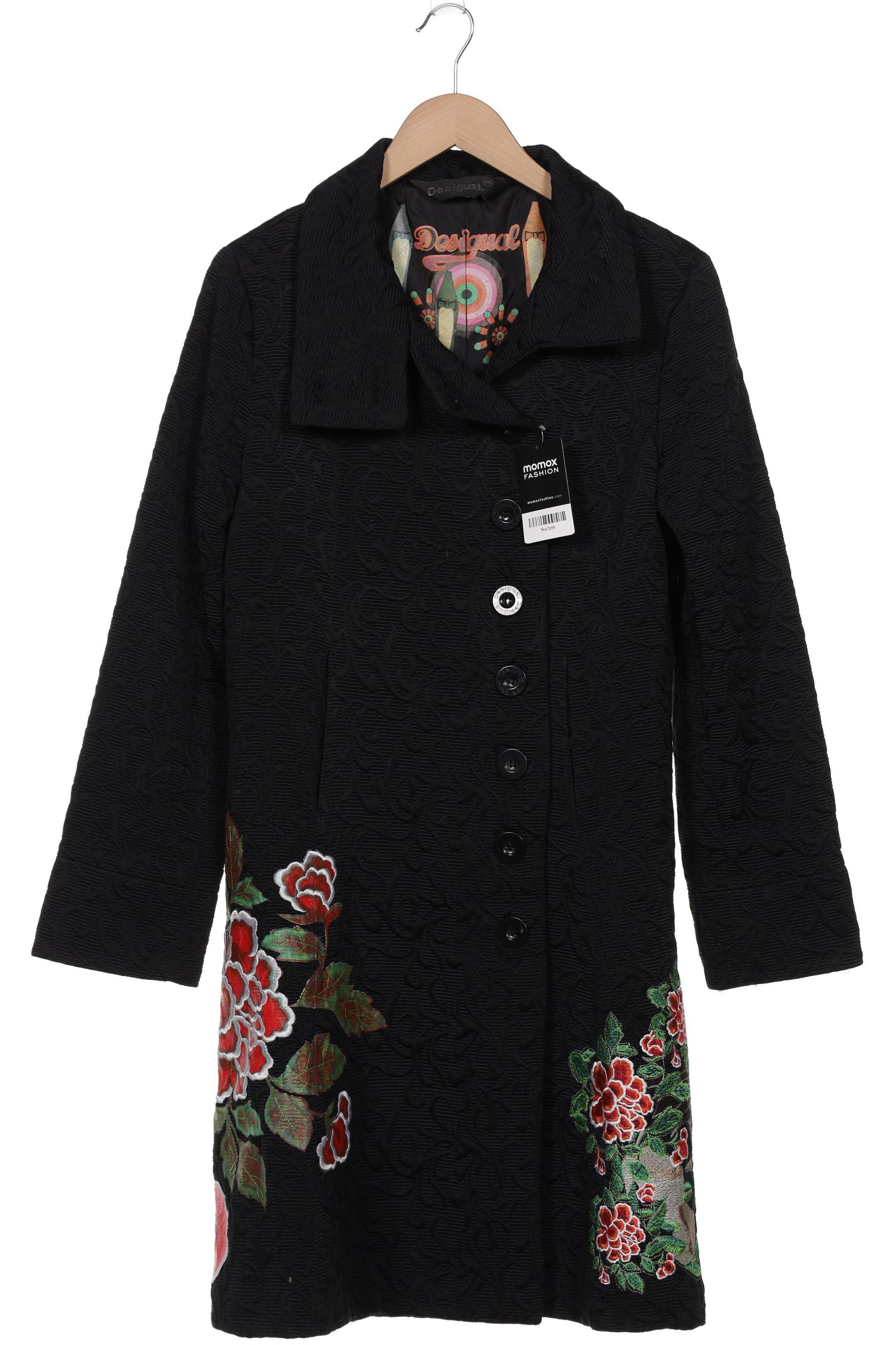 

Desigual Damen Mantel, schwarz, Gr. 46