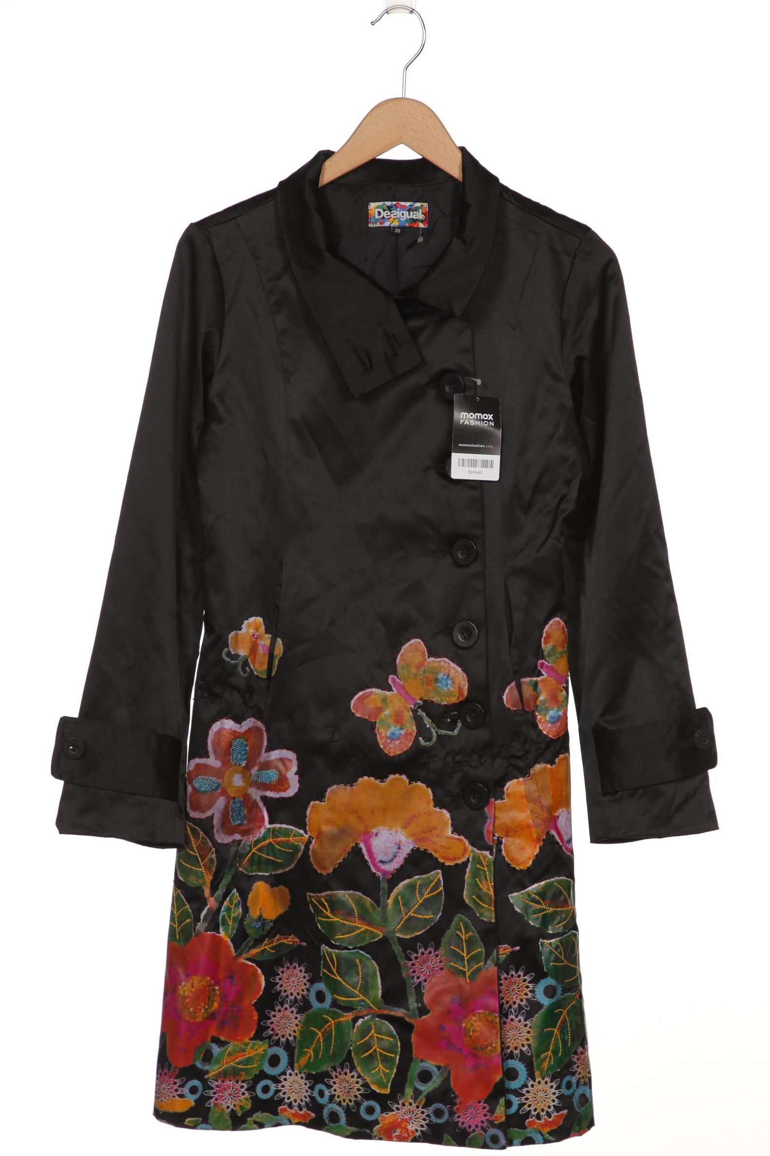 

Desigual Damen Mantel, schwarz, Gr. 38