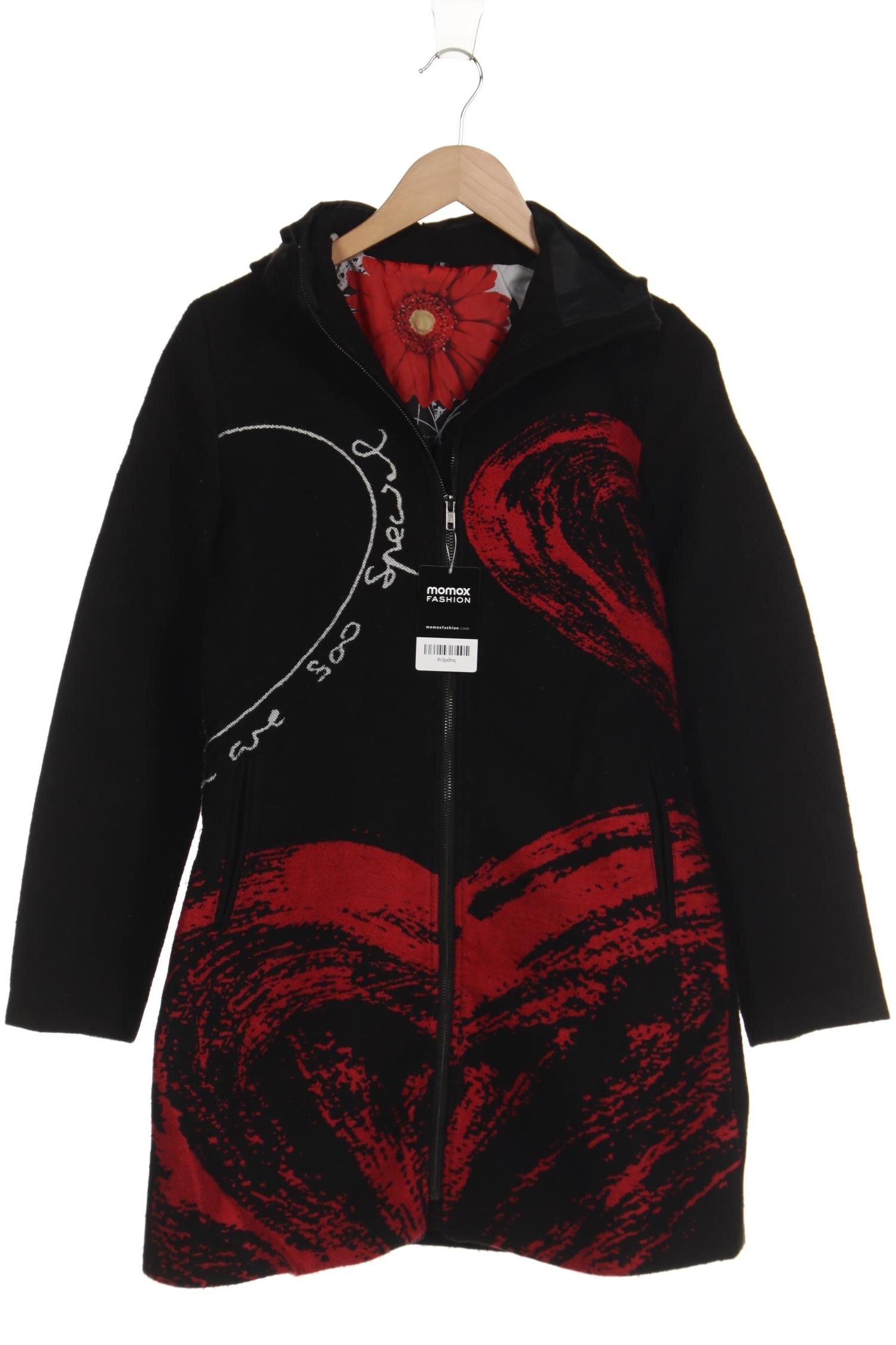 

Desigual Damen Mantel, schwarz, Gr. 36