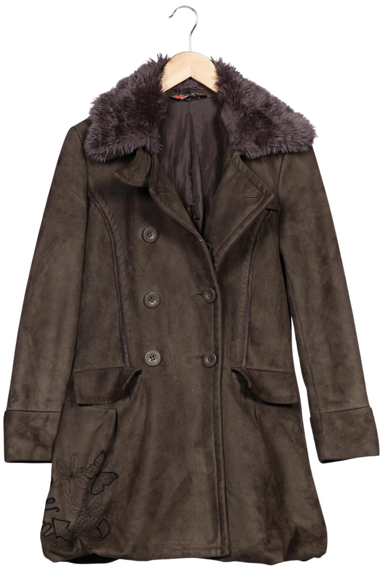 

Desigual Damen Mantel, braun, Gr. 38