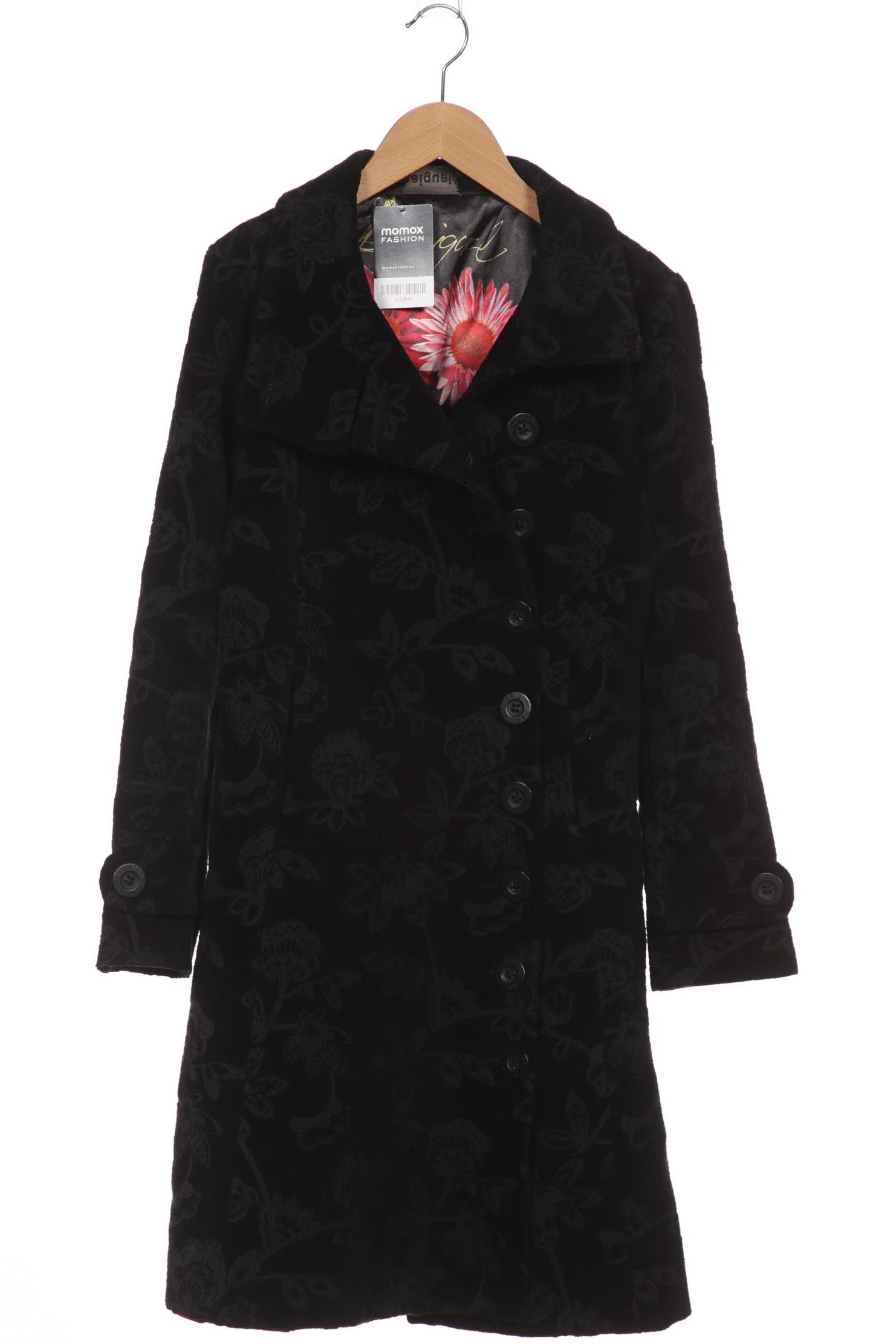 

Desigual Damen Mantel, schwarz, Gr. 38