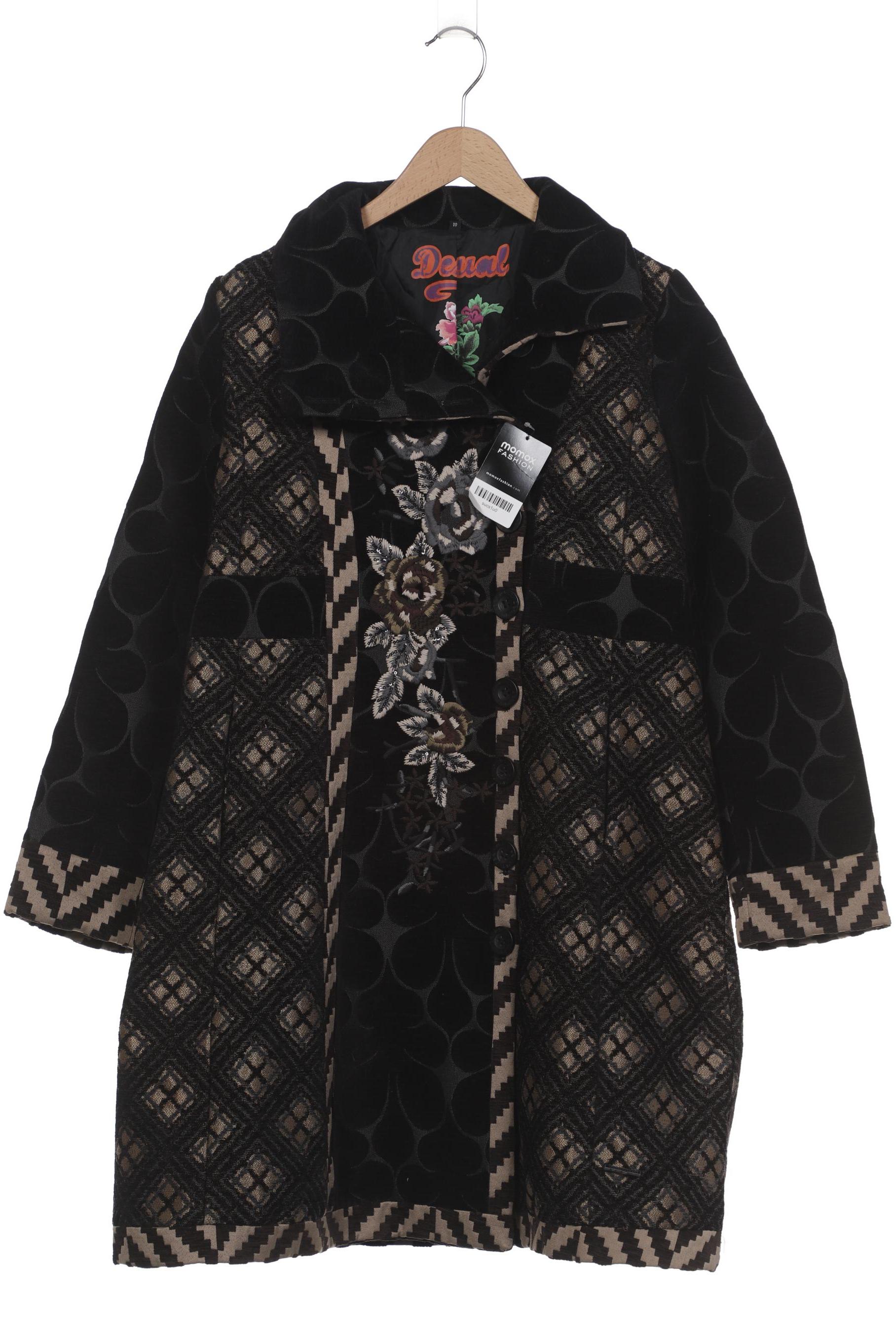 

Desigual Damen Mantel, schwarz, Gr. 44
