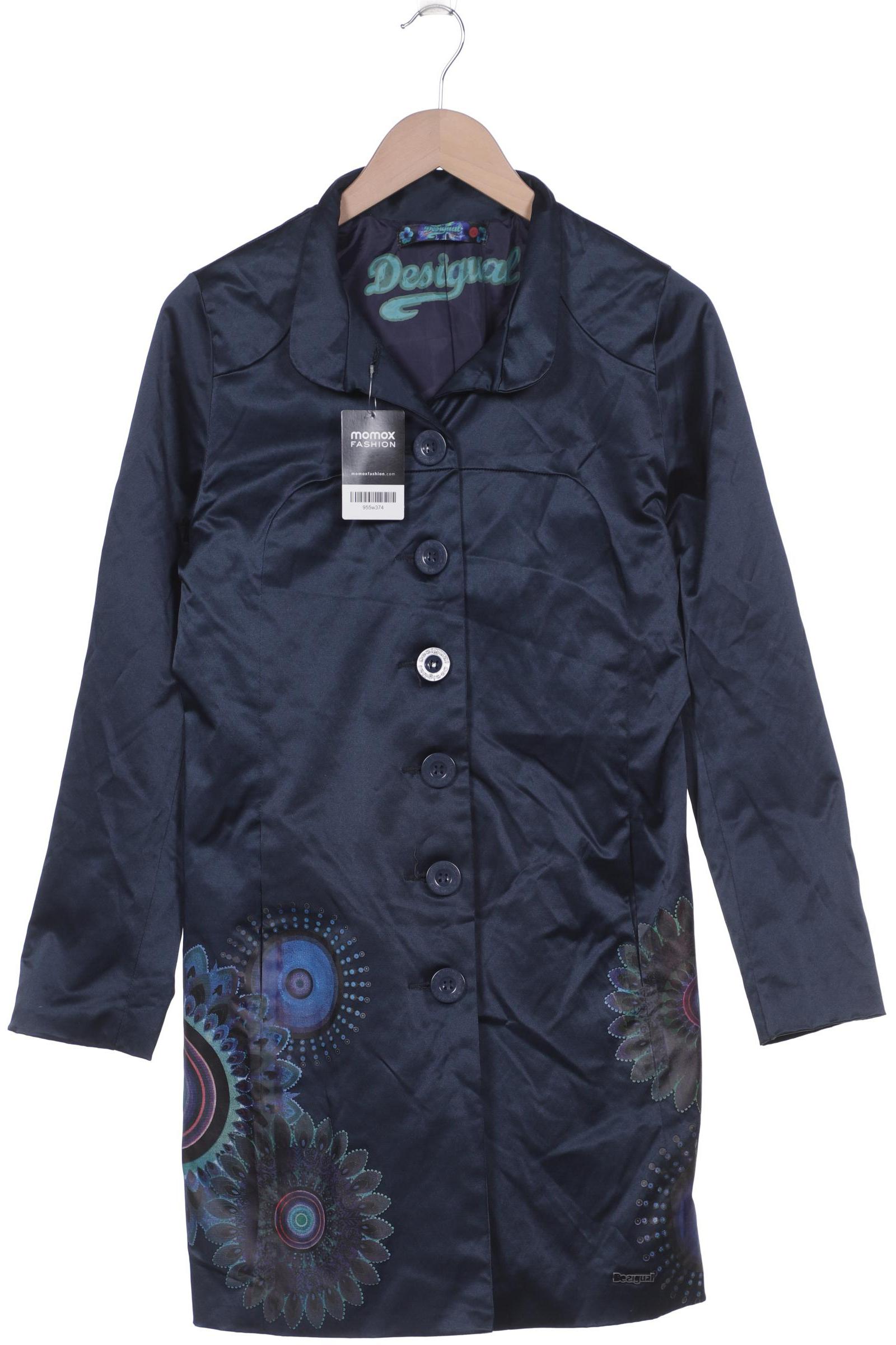 

Desigual Damen Mantel, blau, Gr. 42