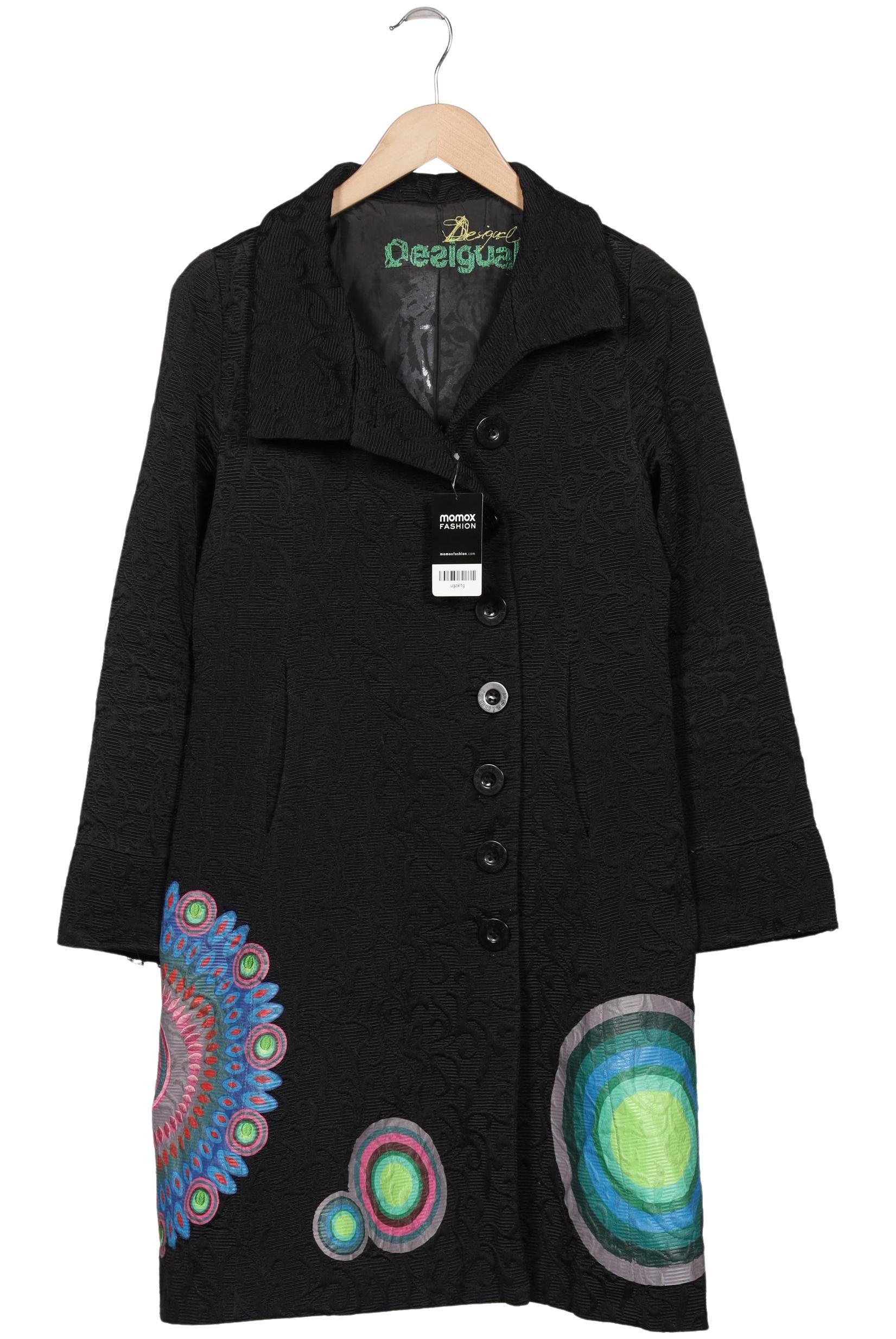 

Desigual Damen Mantel, schwarz, Gr. 36