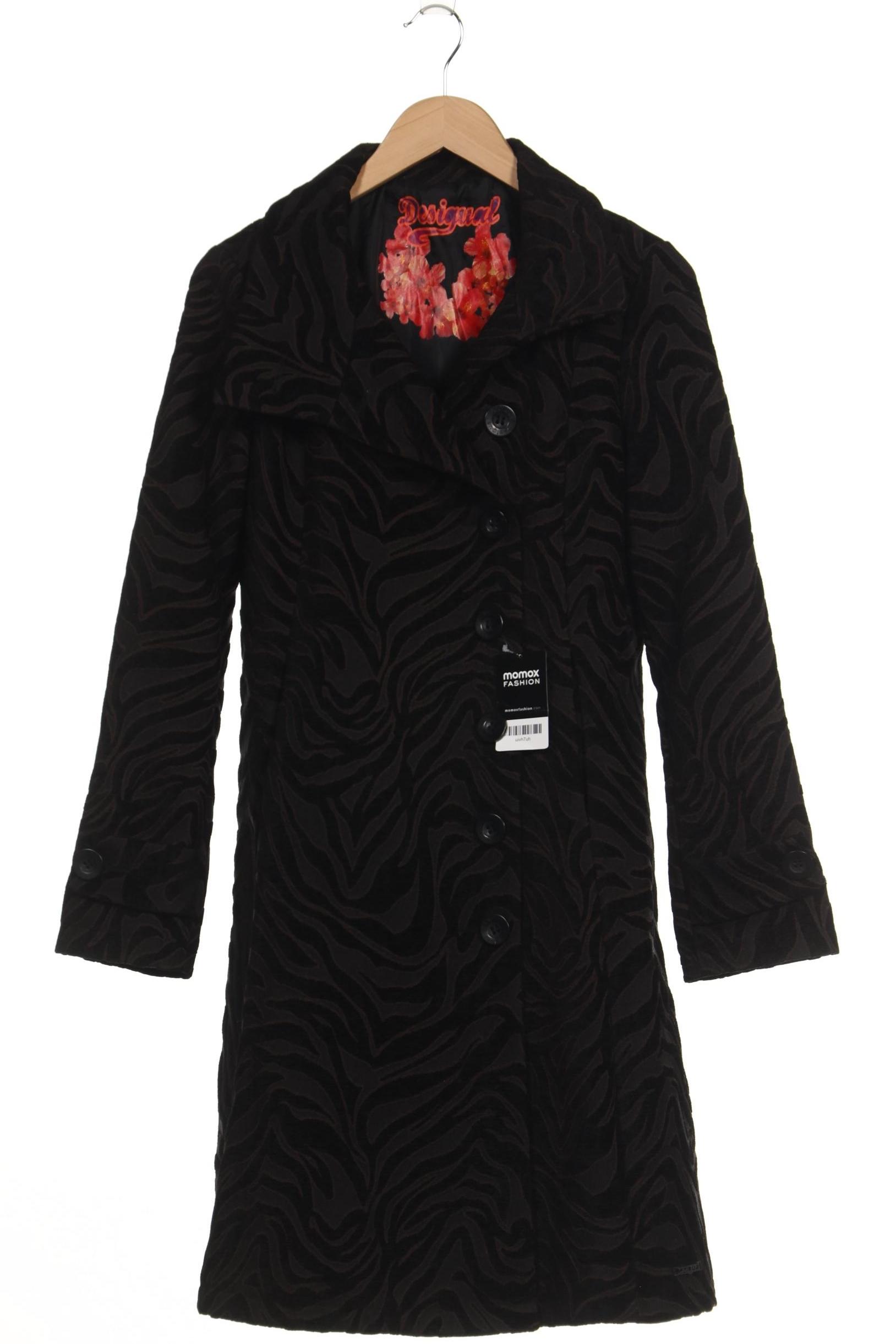 

Desigual Damen Mantel, schwarz, Gr. 40
