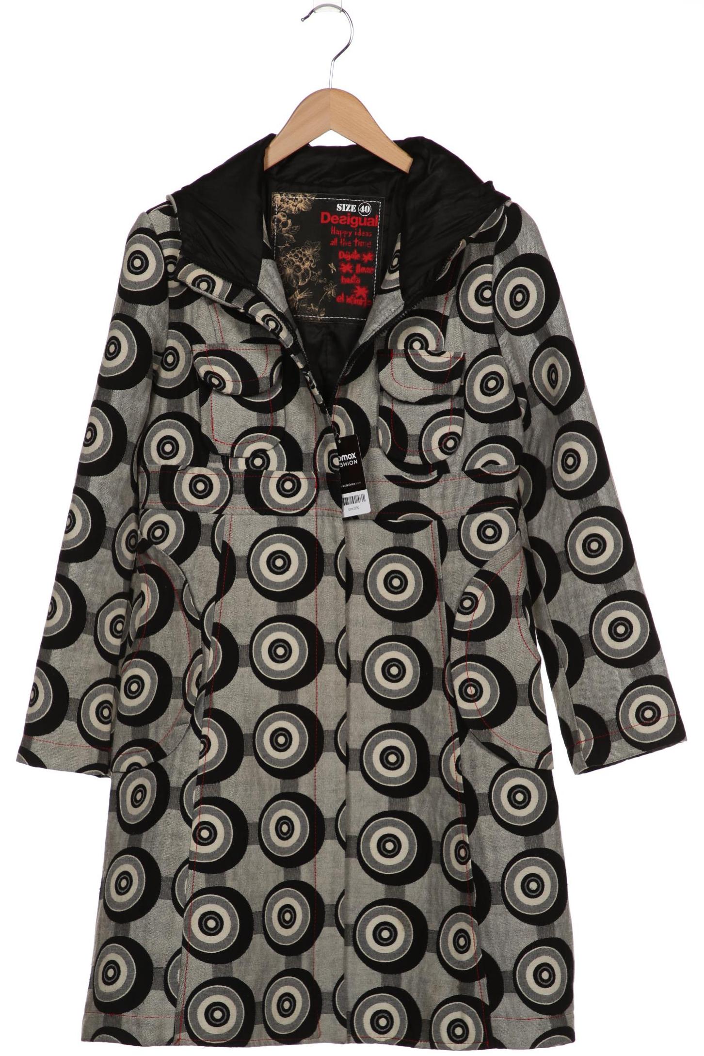 

Desigual Damen Mantel, grau, Gr. 40