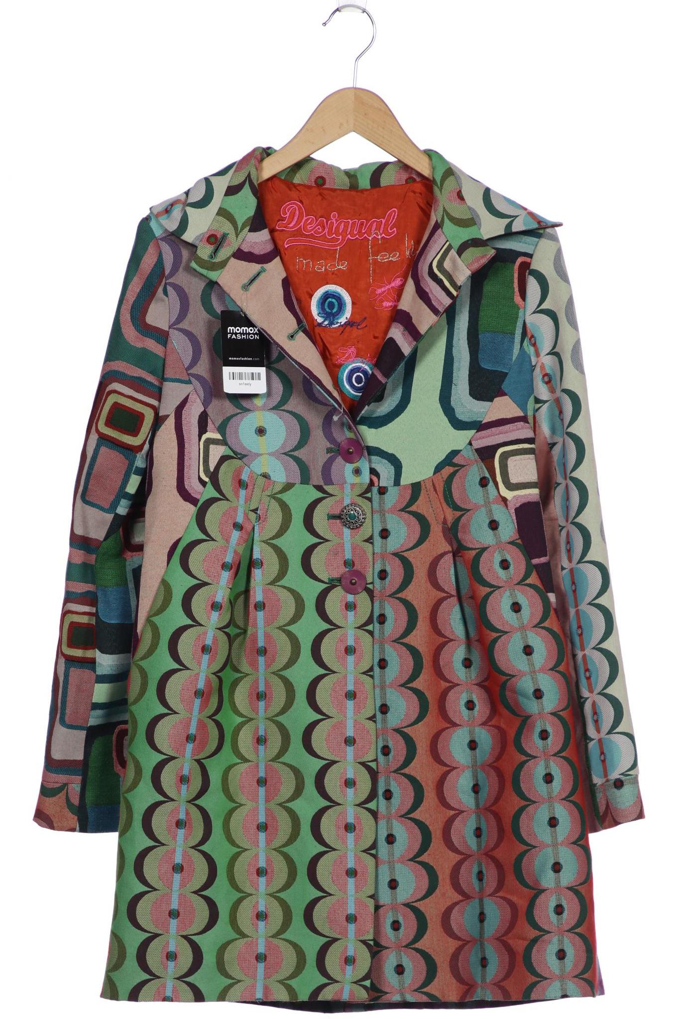 

Desigual Damen Mantel, mehrfarbig, Gr. 44