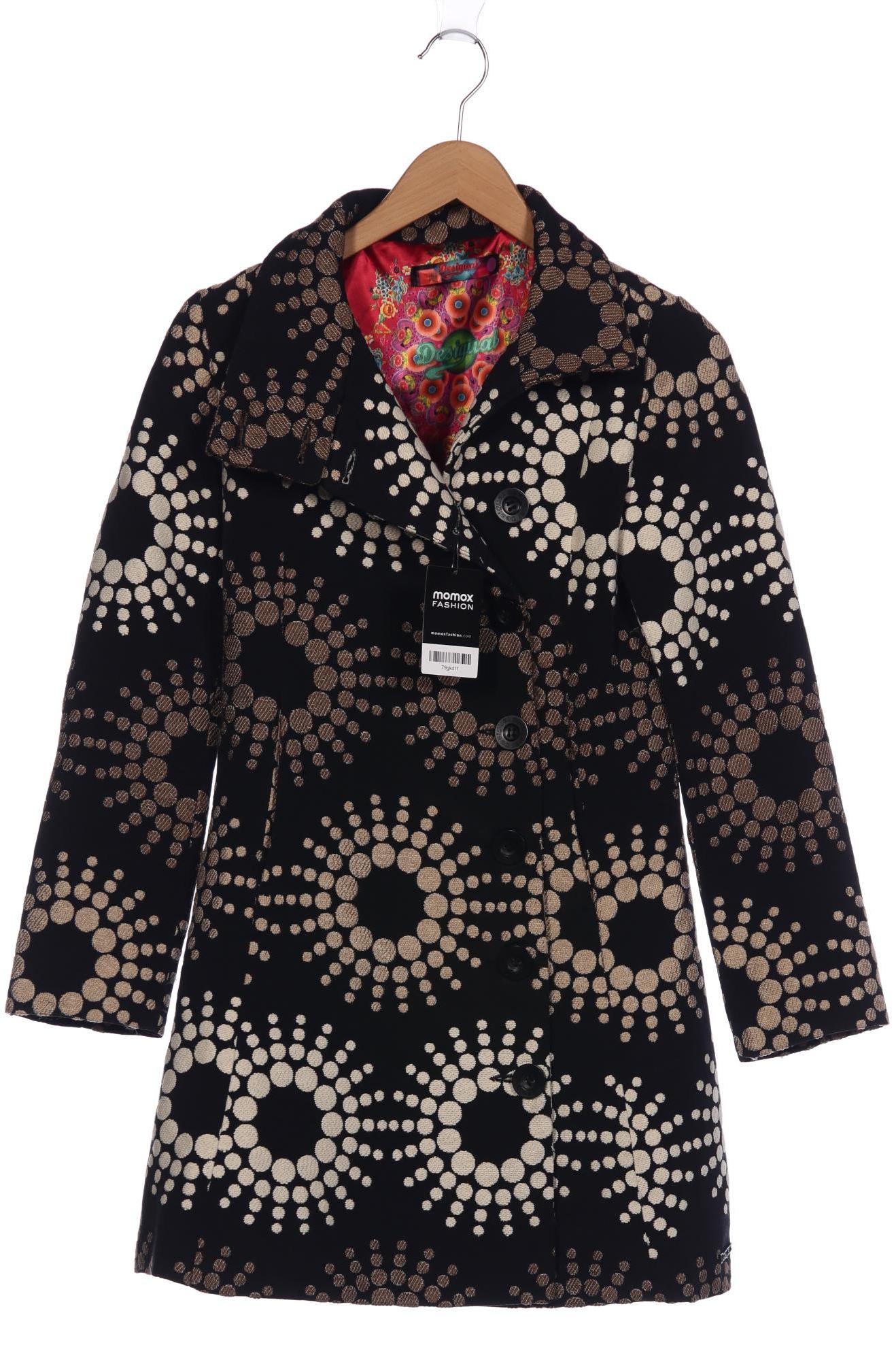 

Desigual Damen Mantel, schwarz, Gr. 36