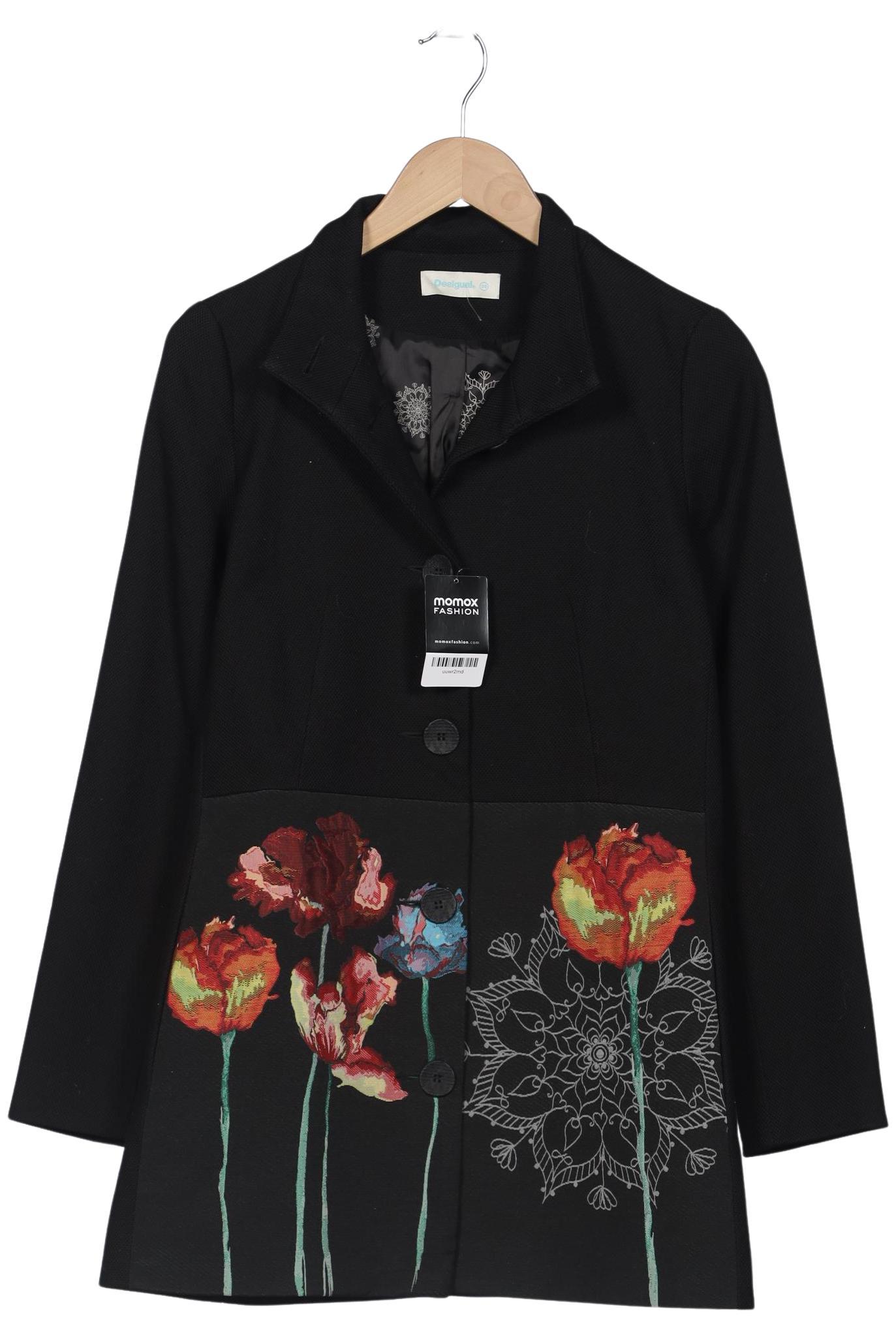 

Desigual Damen Mantel, schwarz, Gr. 38