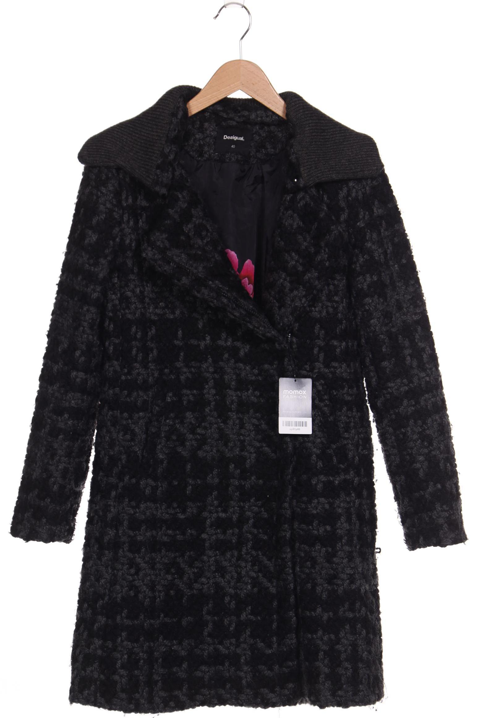 

Desigual Damen Mantel, schwarz