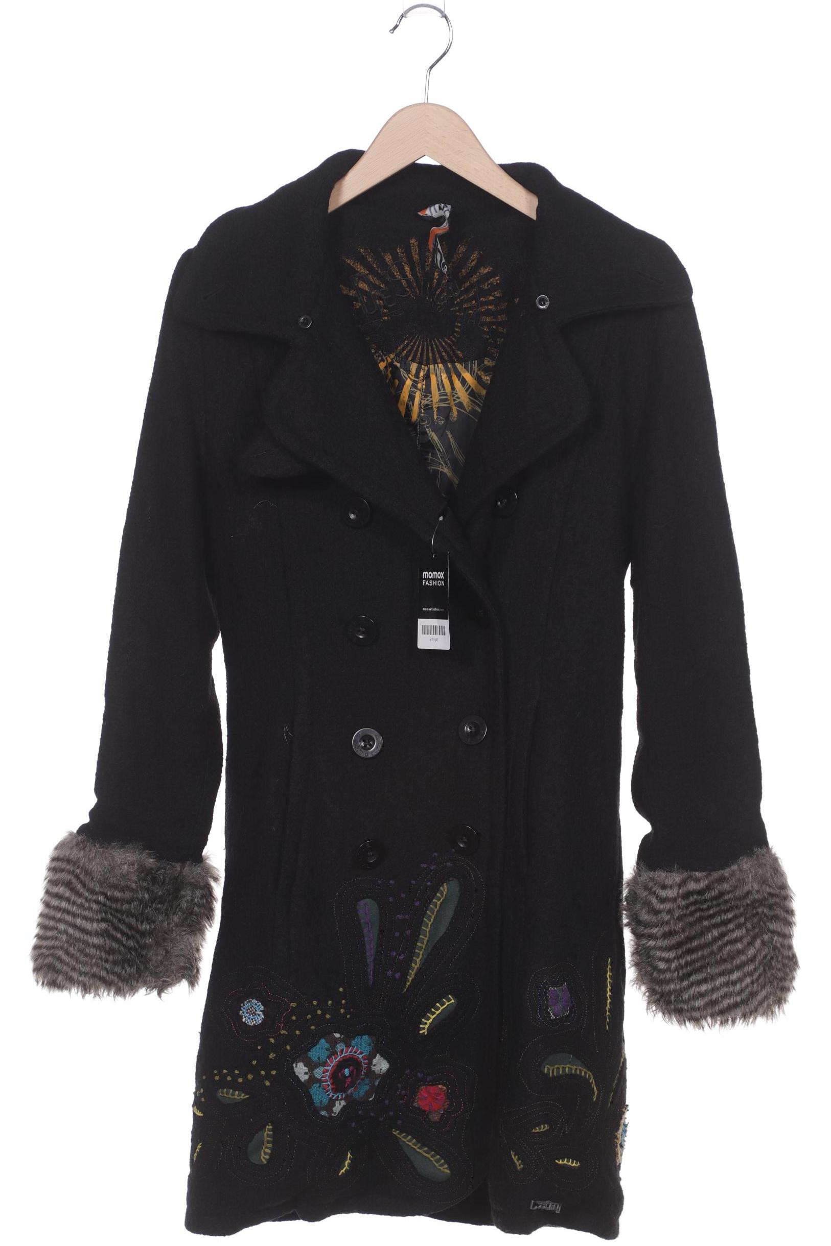

Desigual Damen Mantel, schwarz, Gr. 40