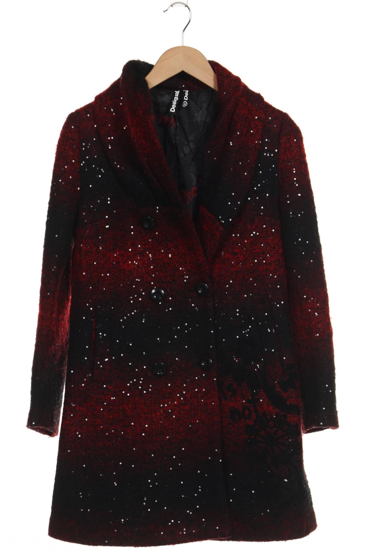 

Desigual Damen Mantel, rot, Gr. 36