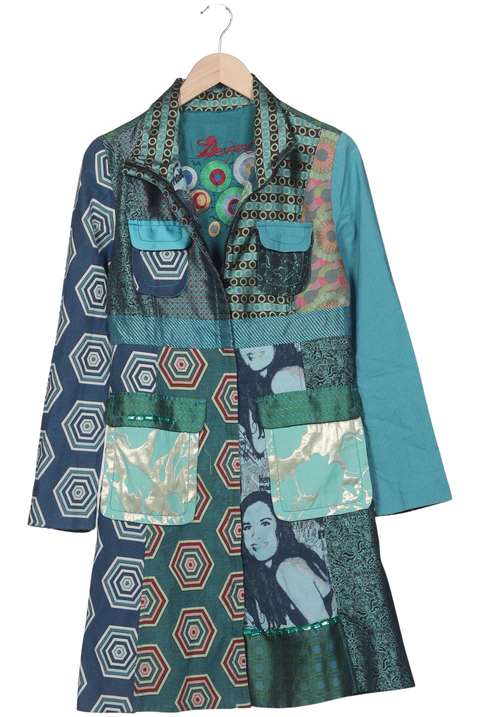 

Desigual Damen Mantel, mehrfarbig, Gr. 40