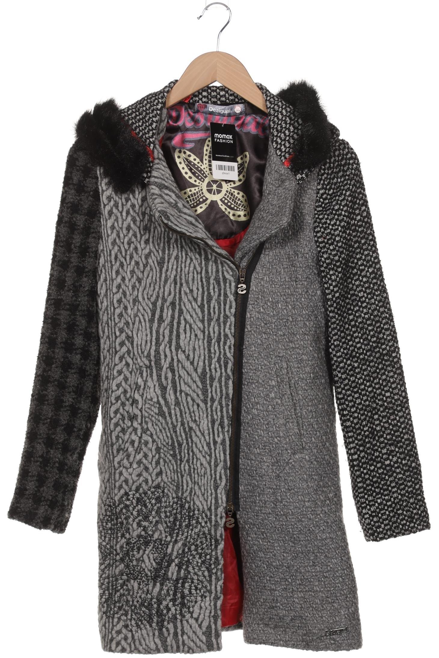 

Desigual Damen Mantel, grau, Gr. 36