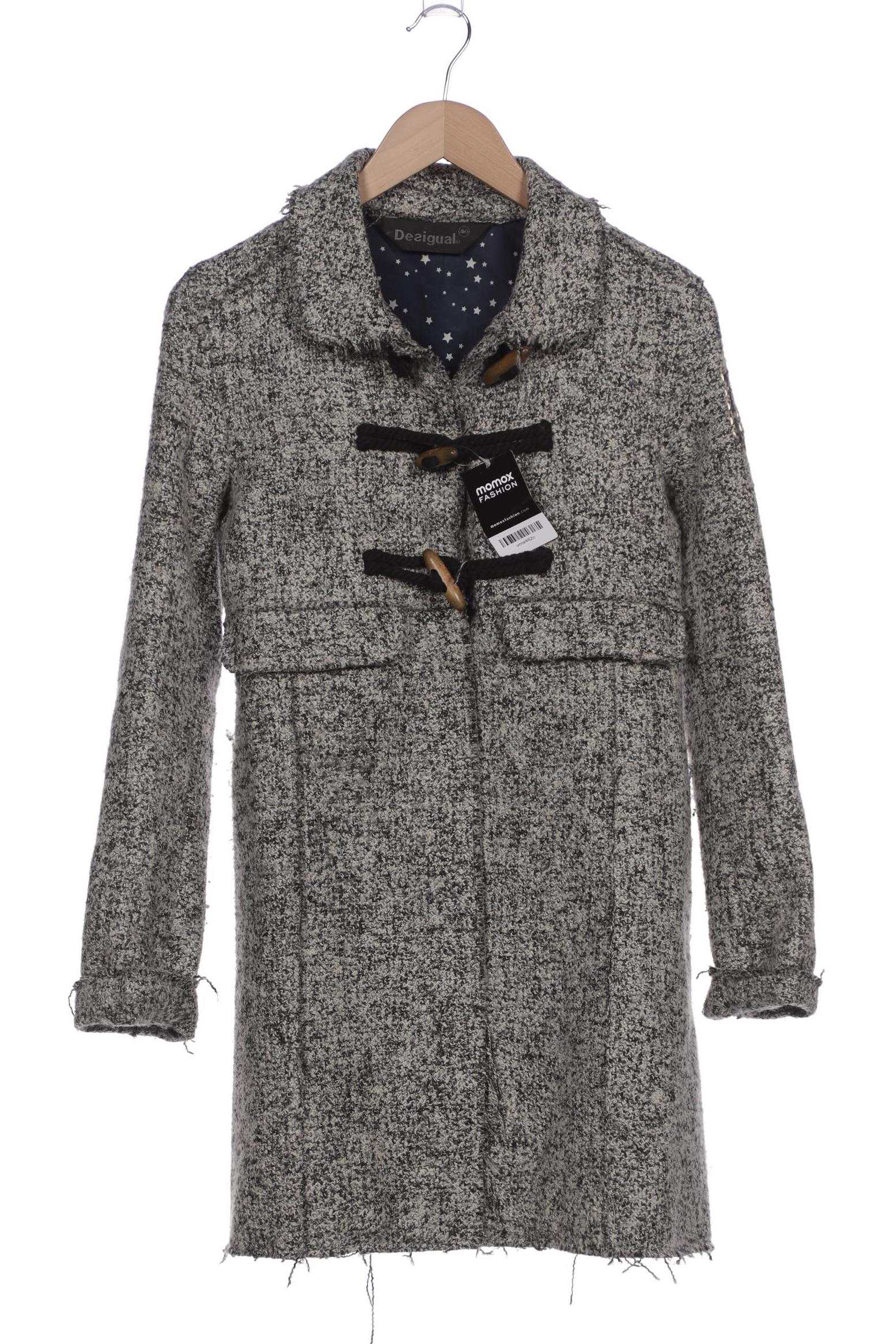 

Desigual Damen Mantel, grau, Gr. 40