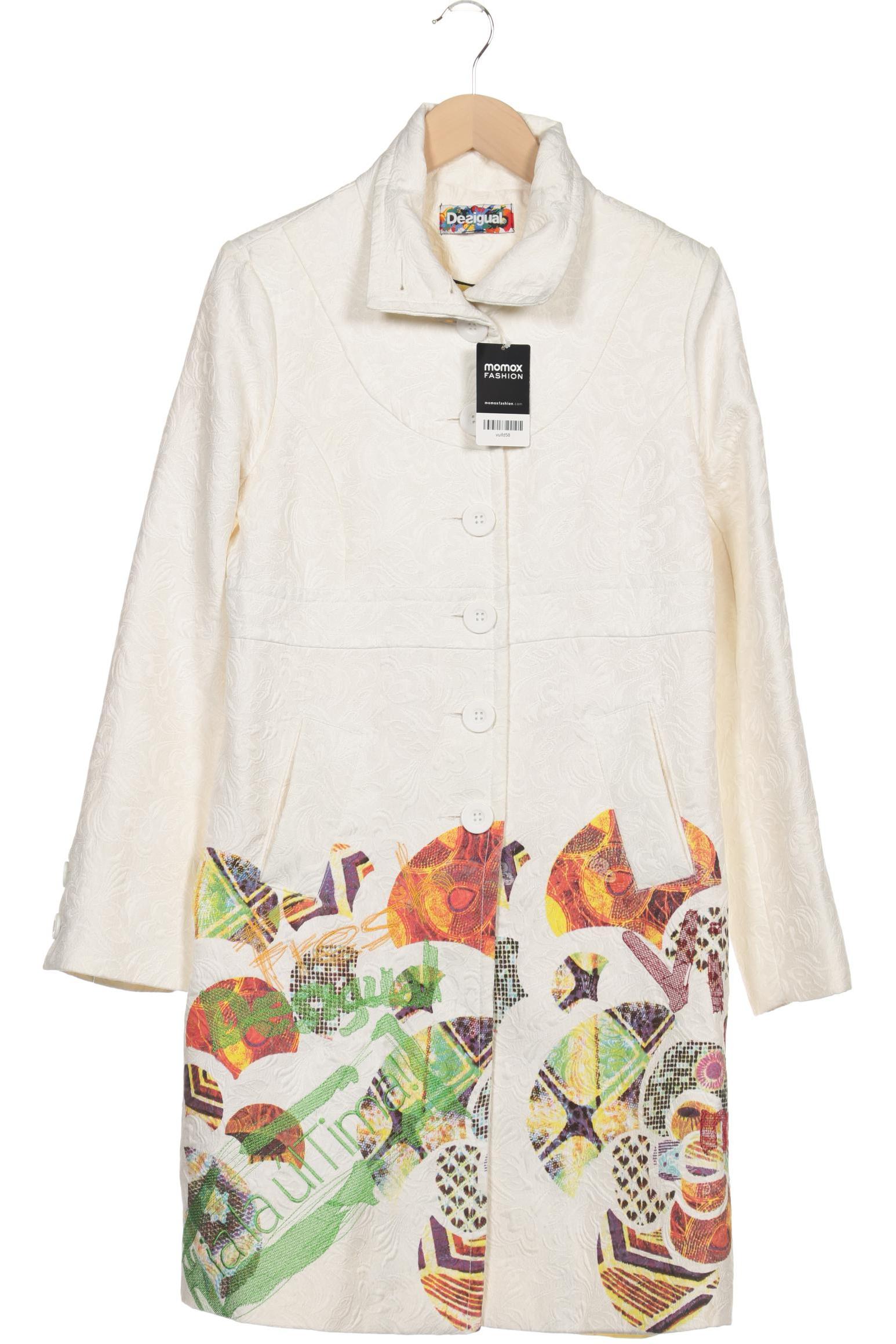 

Desigual Damen Mantel, cremeweiß, Gr. 44