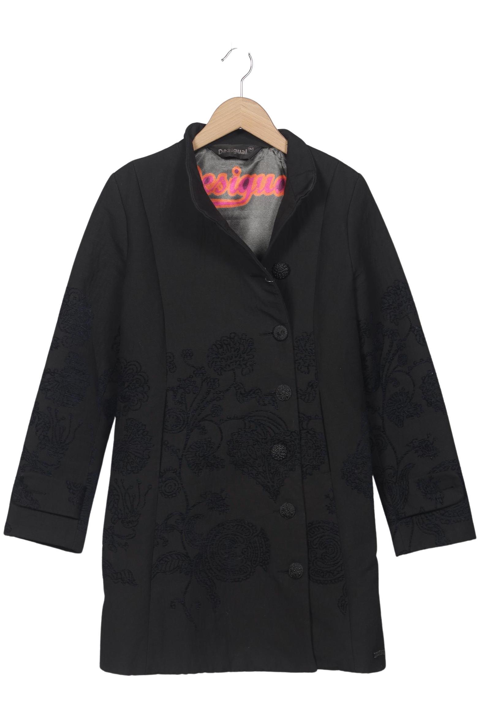 

Desigual Damen Mantel, schwarz, Gr. 42