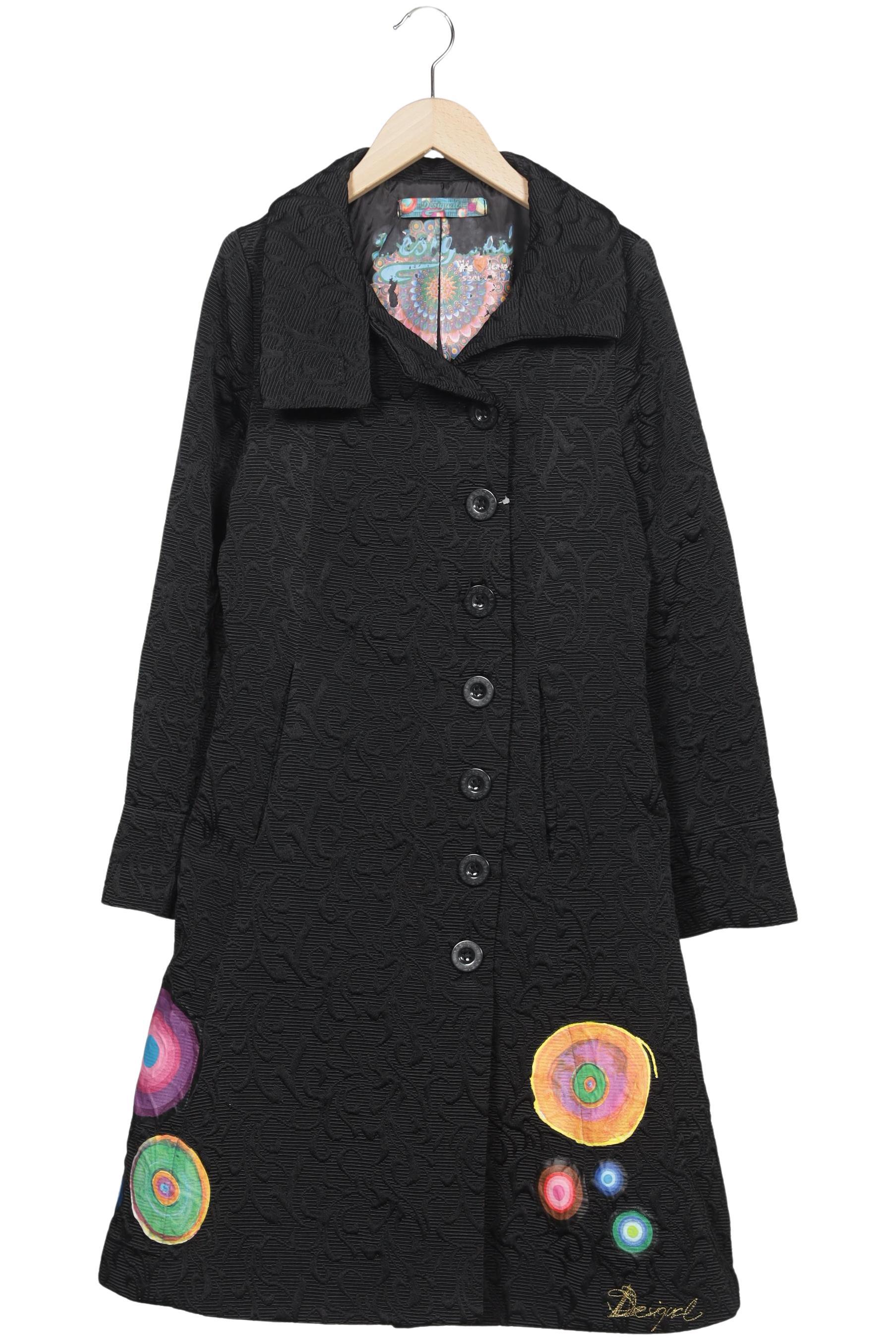 

Desigual Damen Mantel, schwarz, Gr. 36