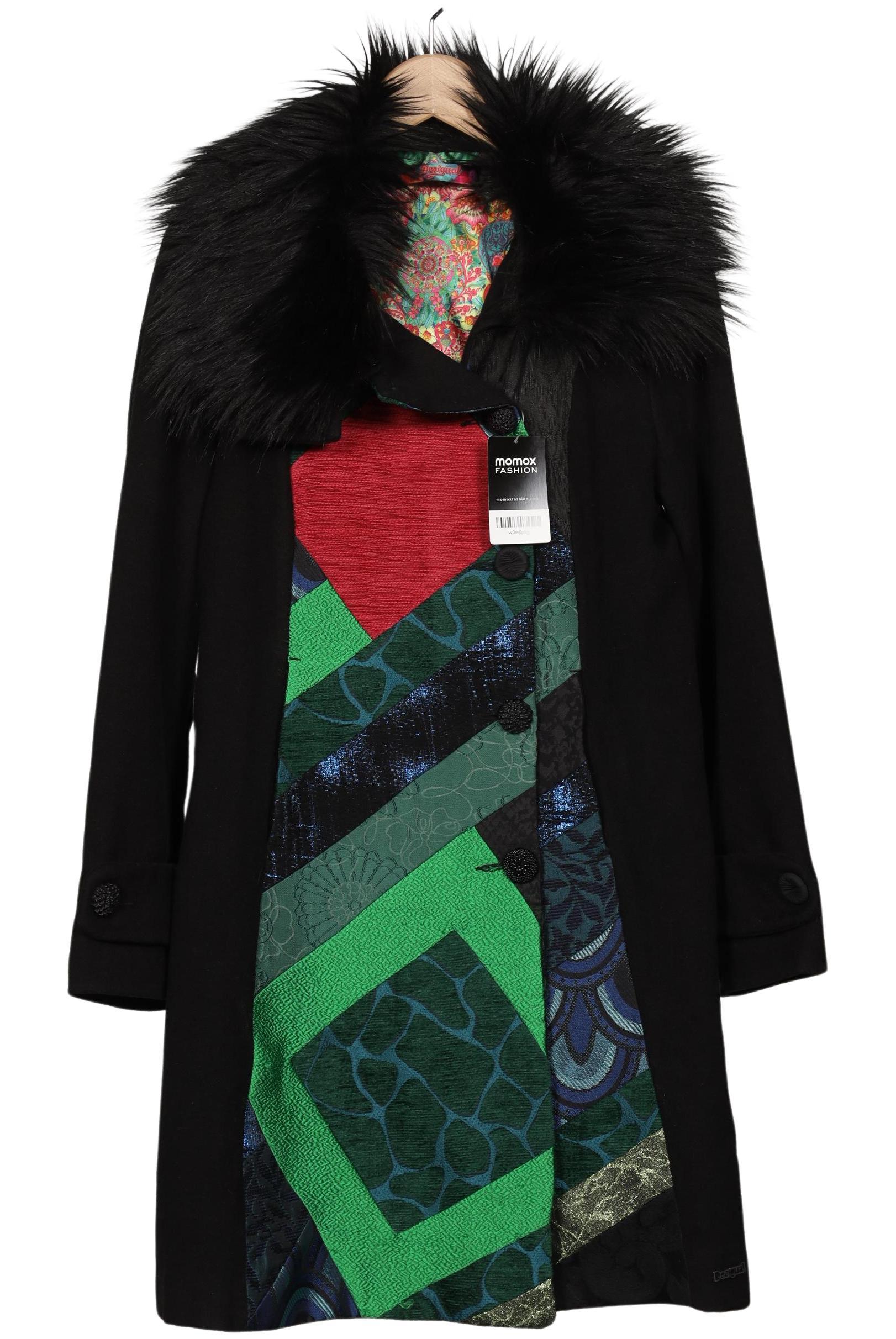 

Desigual Damen Mantel, schwarz, Gr. 42