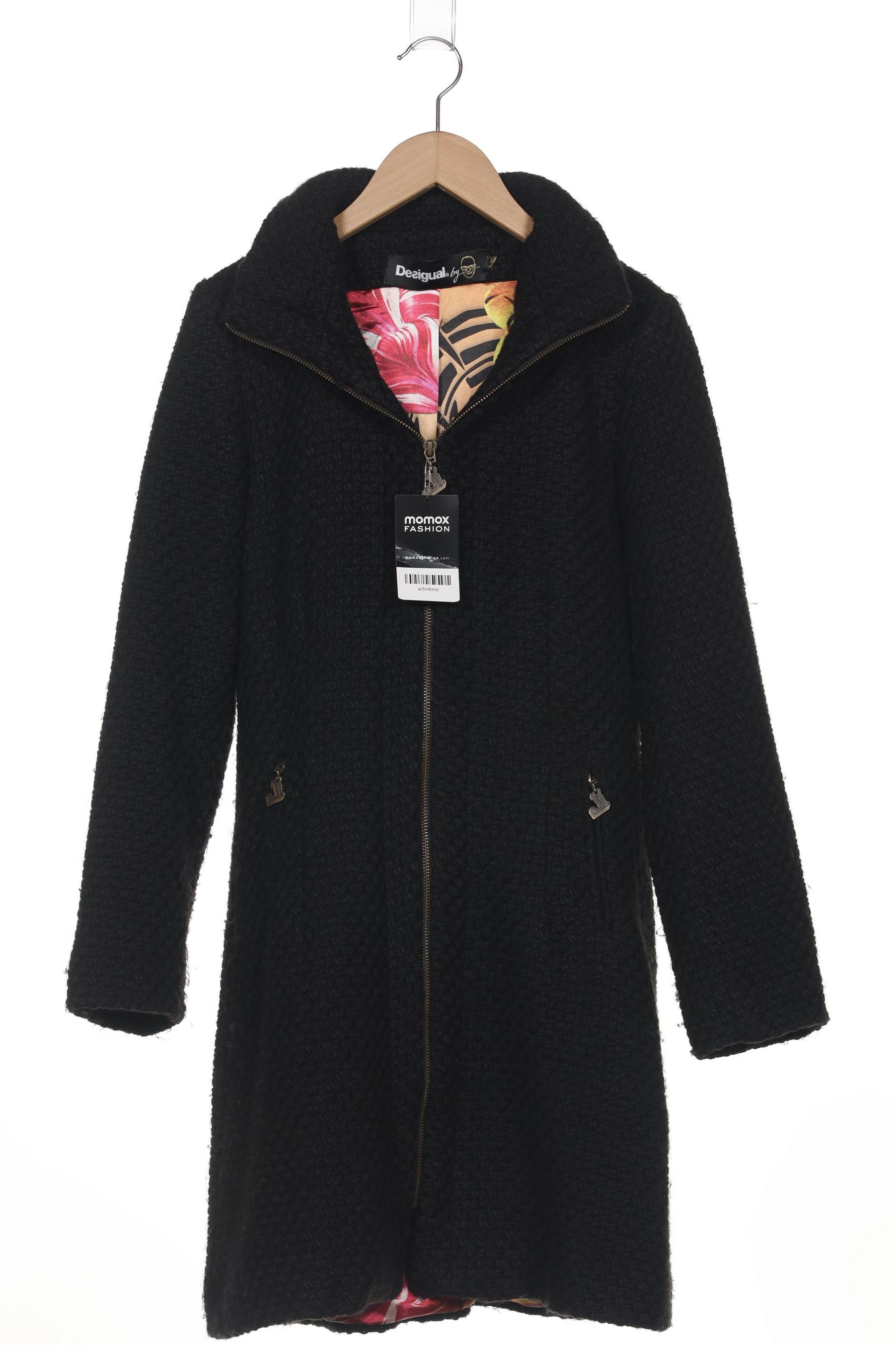 

Desigual Damen Mantel, schwarz, Gr. 34