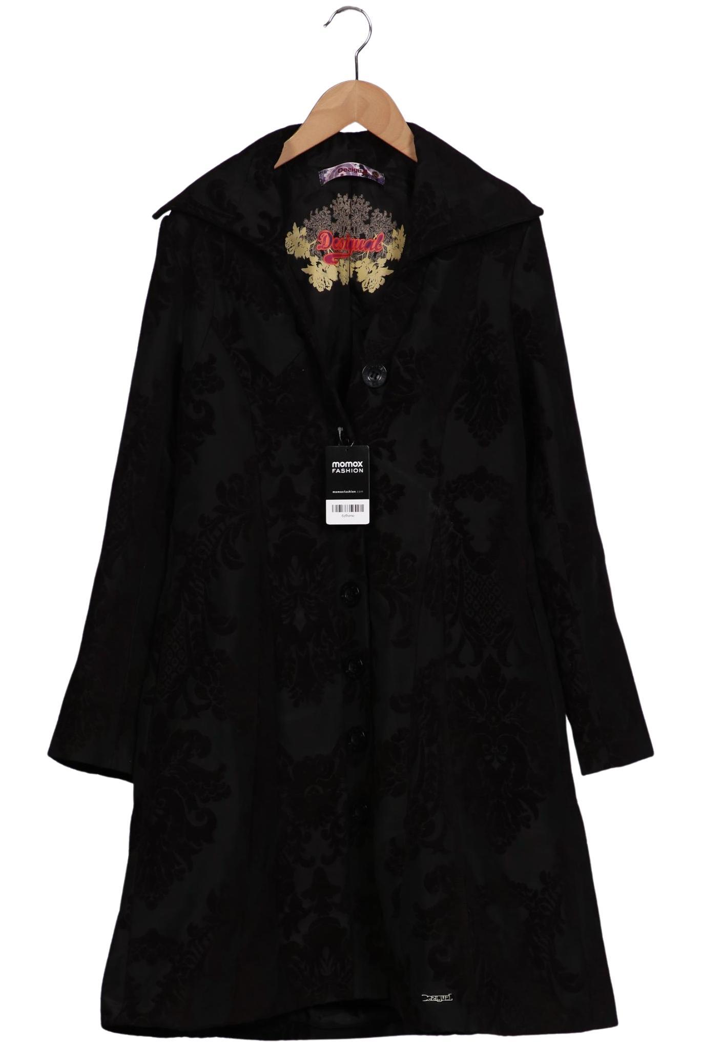

Desigual Damen Mantel, schwarz, Gr. 42