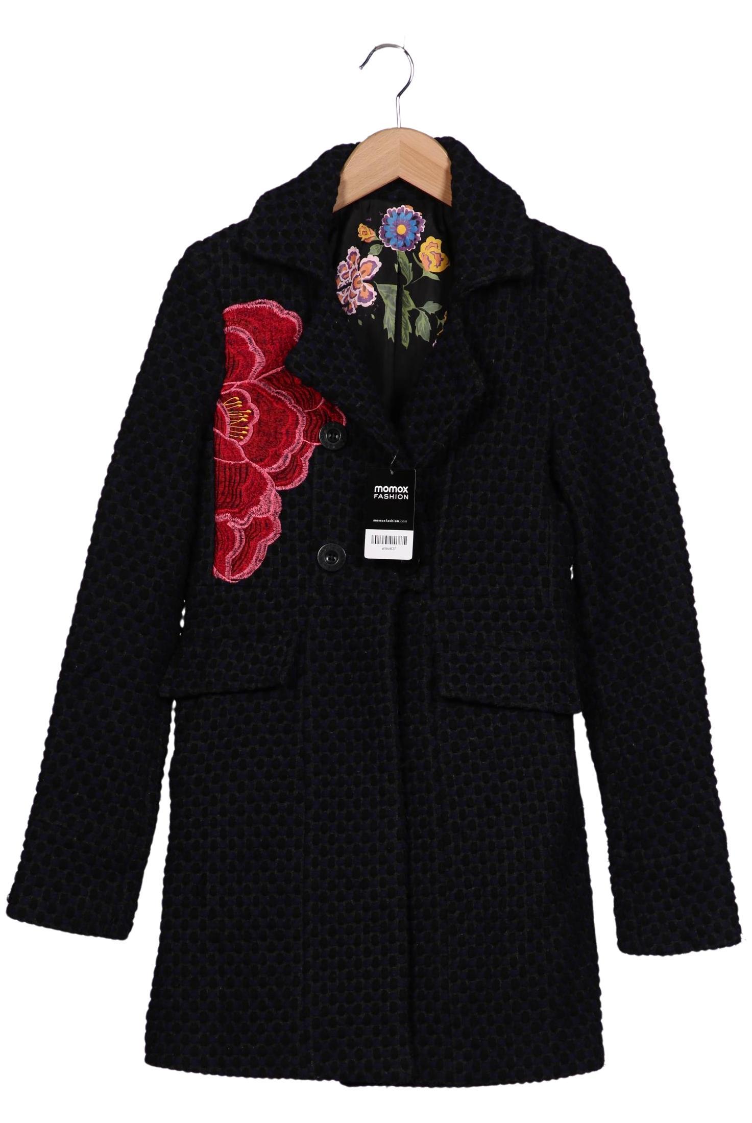 

Desigual Damen Mantel, schwarz, Gr. 36