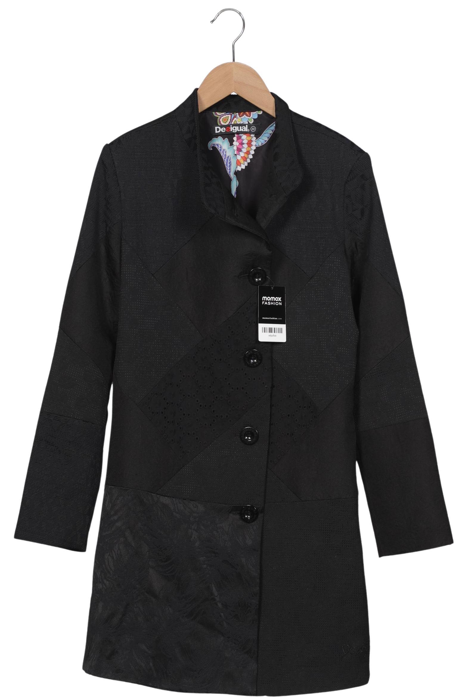 

Desigual Damen Mantel, schwarz, Gr. 40