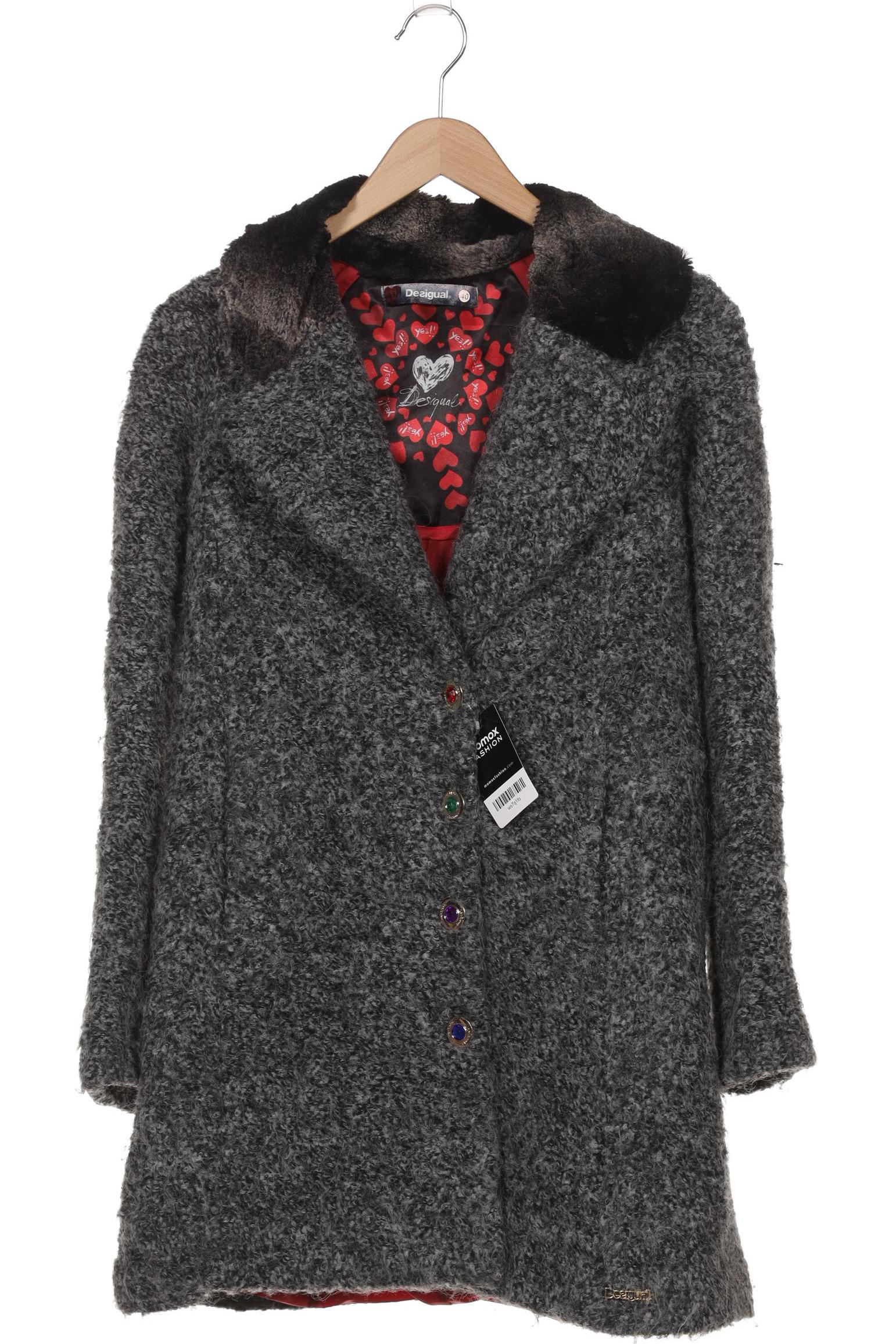 

Desigual Damen Mantel, grau, Gr. 40