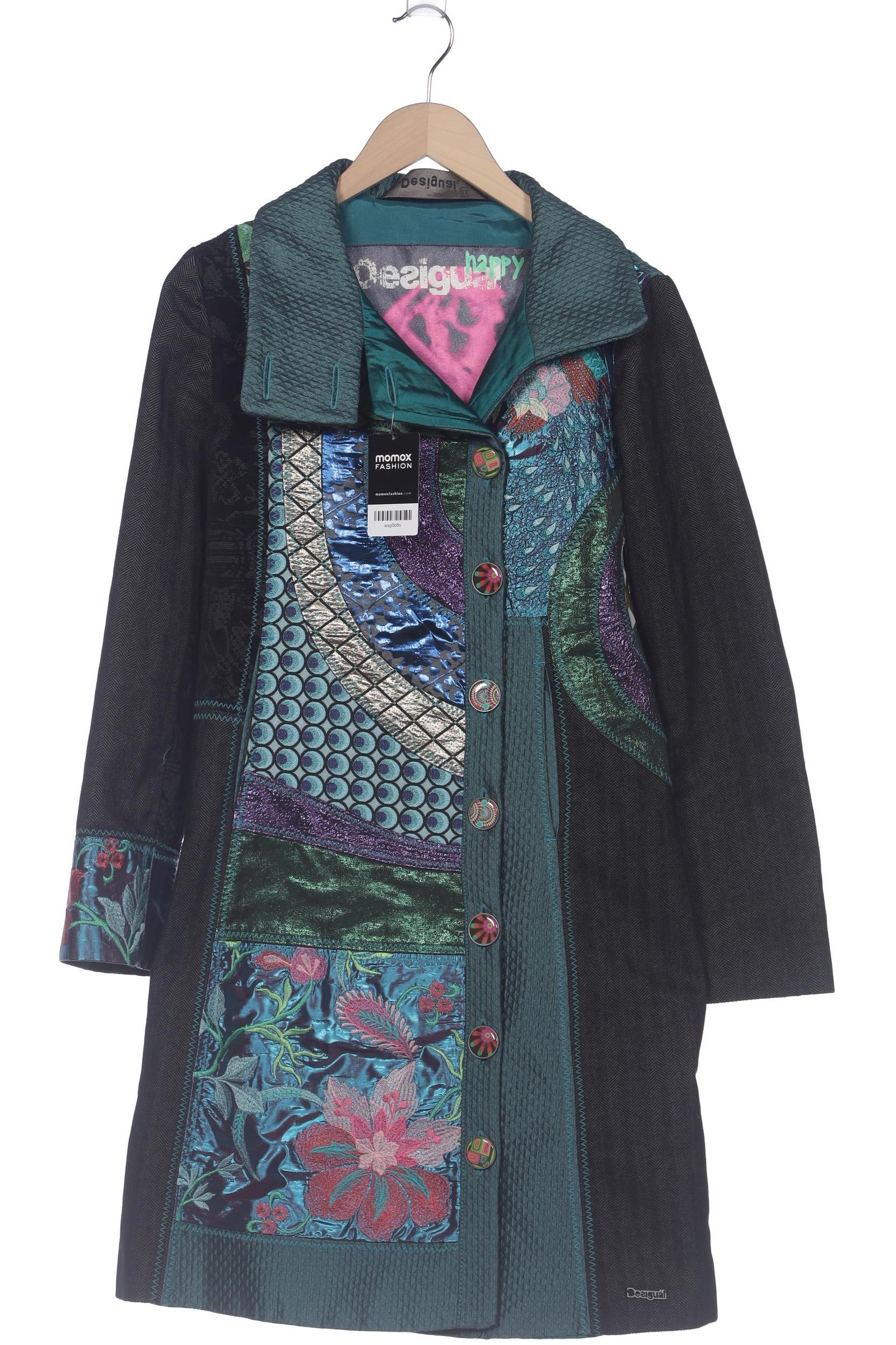 

Desigual Damen Mantel, mehrfarbig, Gr. 38