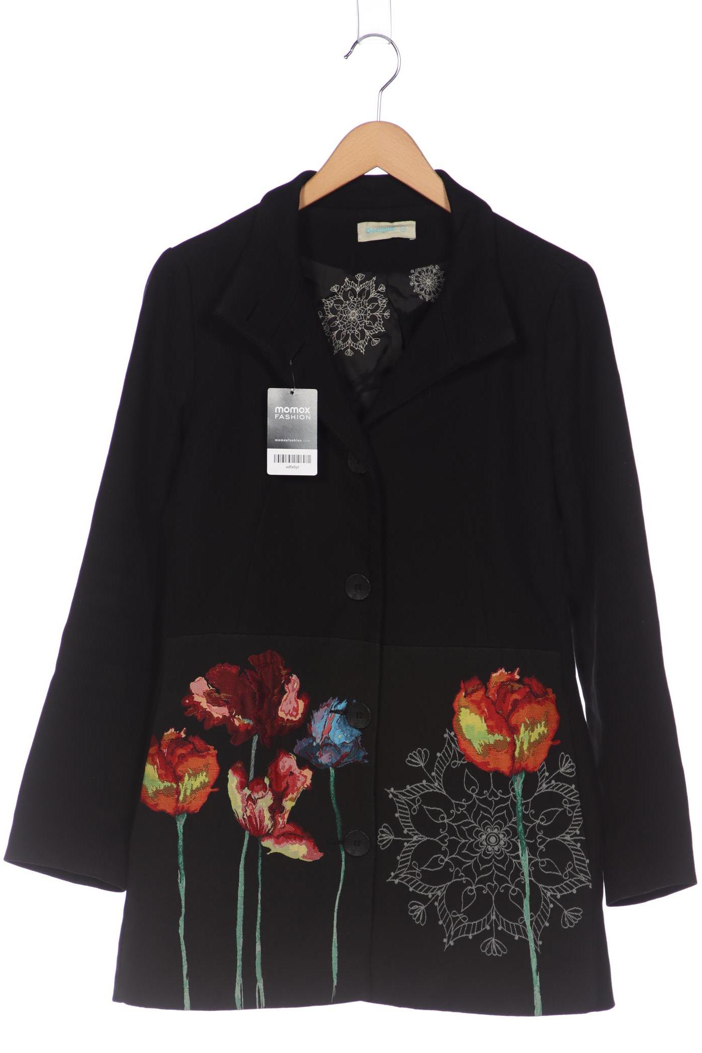 

Desigual Damen Mantel, schwarz, Gr. 42