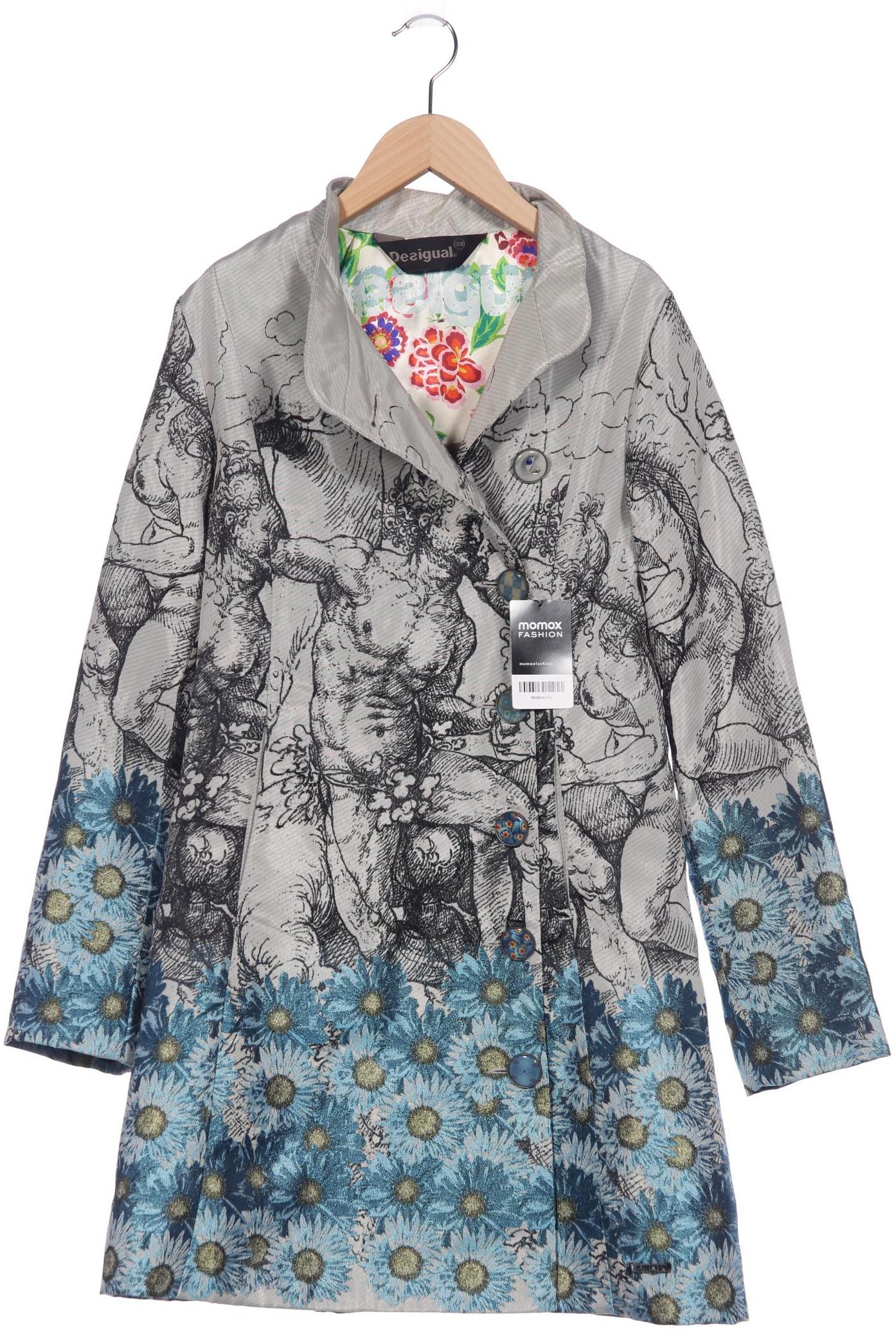 

Desigual Damen Mantel, grau, Gr. 38