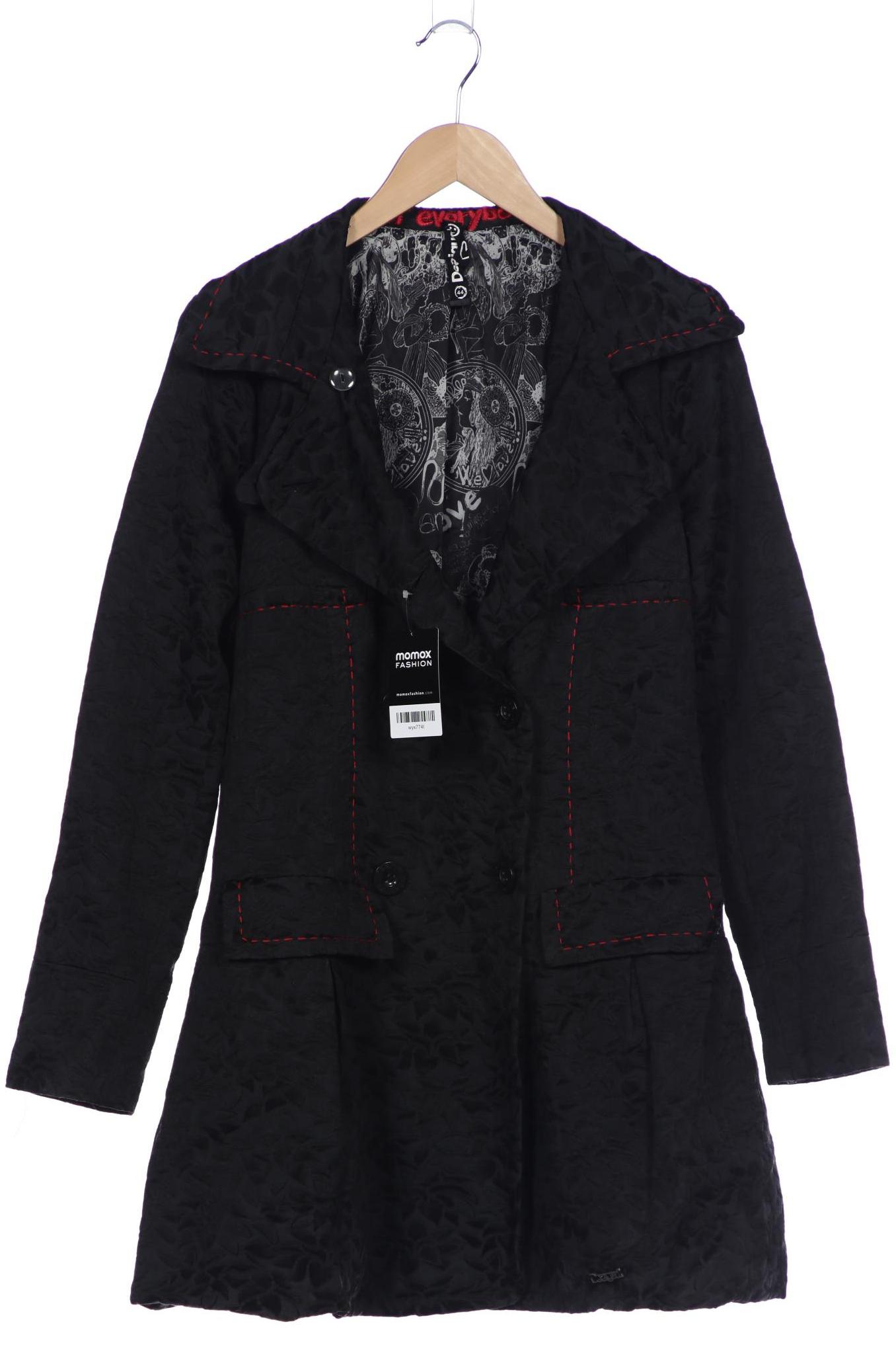 

Desigual Damen Mantel, schwarz, Gr. 44