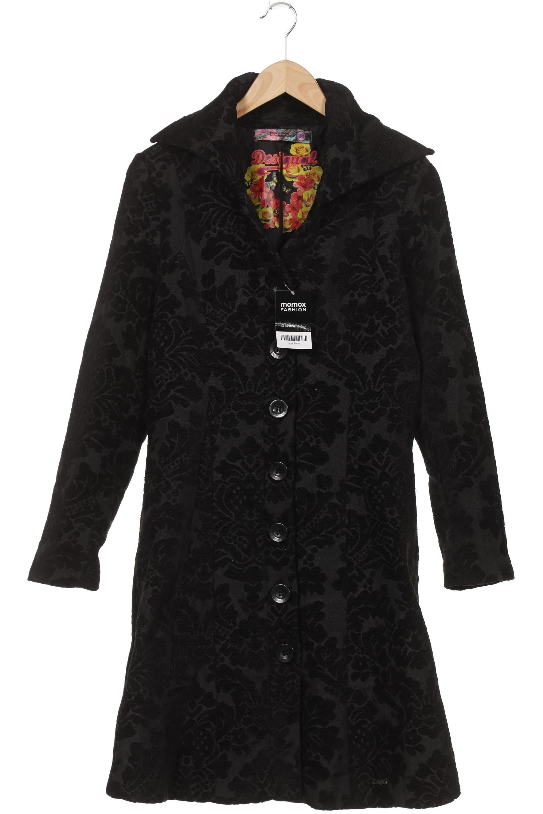 

Desigual Damen Mantel, schwarz, Gr. 38