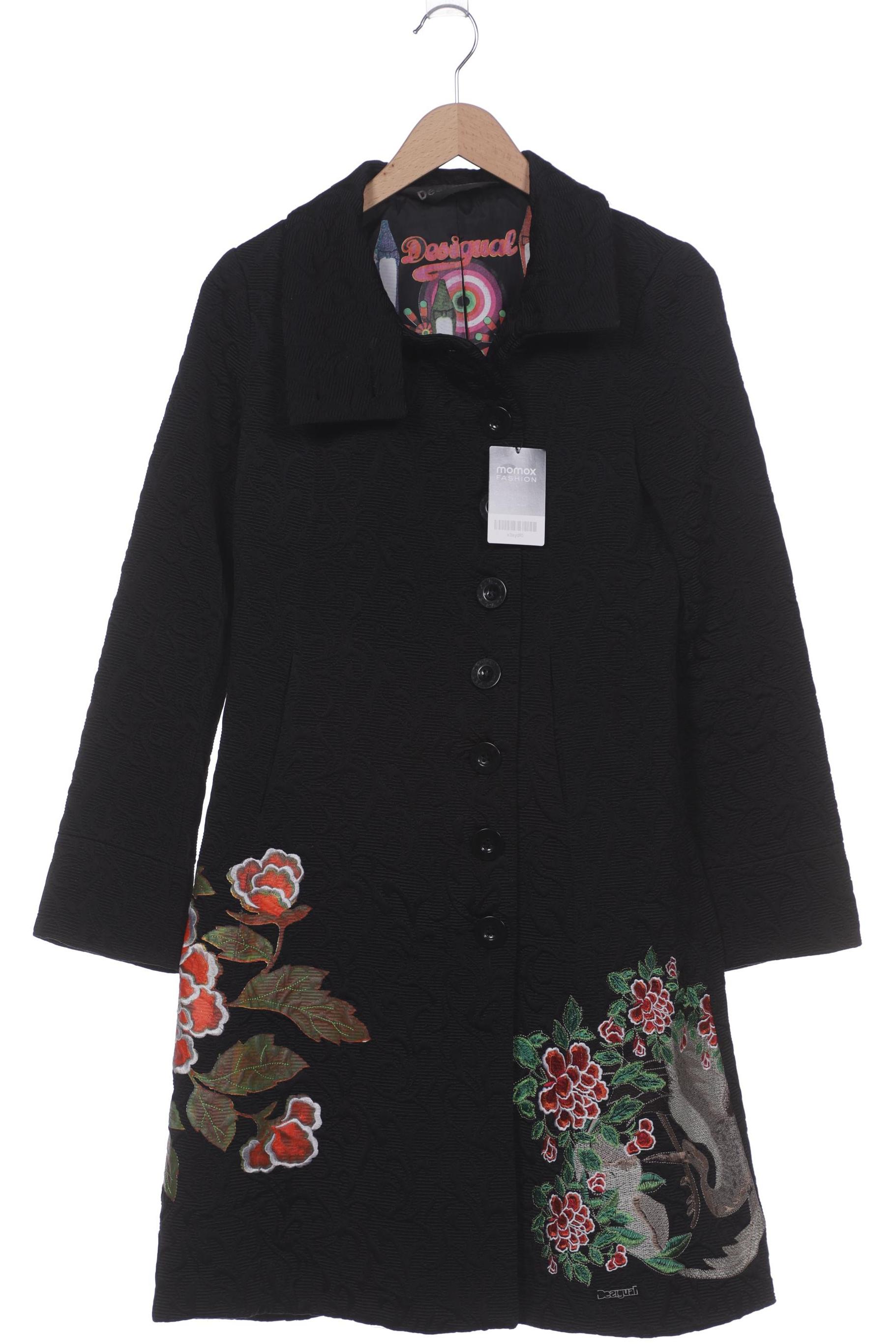

Desigual Damen Mantel, schwarz, Gr. 40