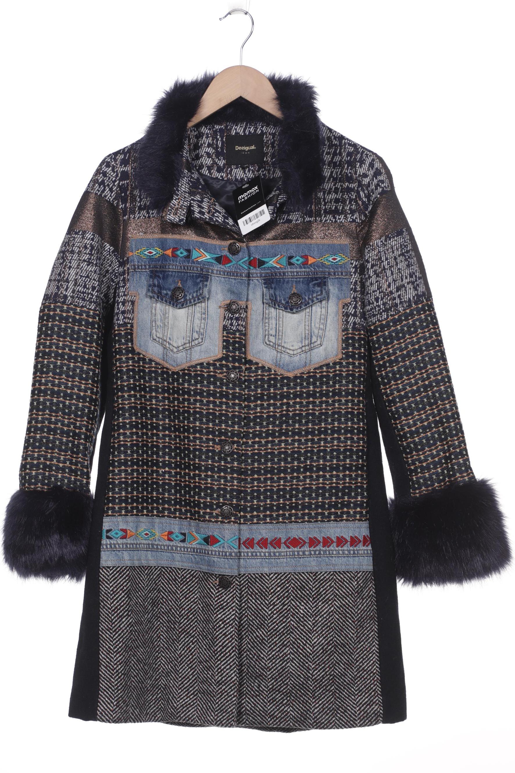 

Desigual Damen Mantel, marineblau, Gr. 38