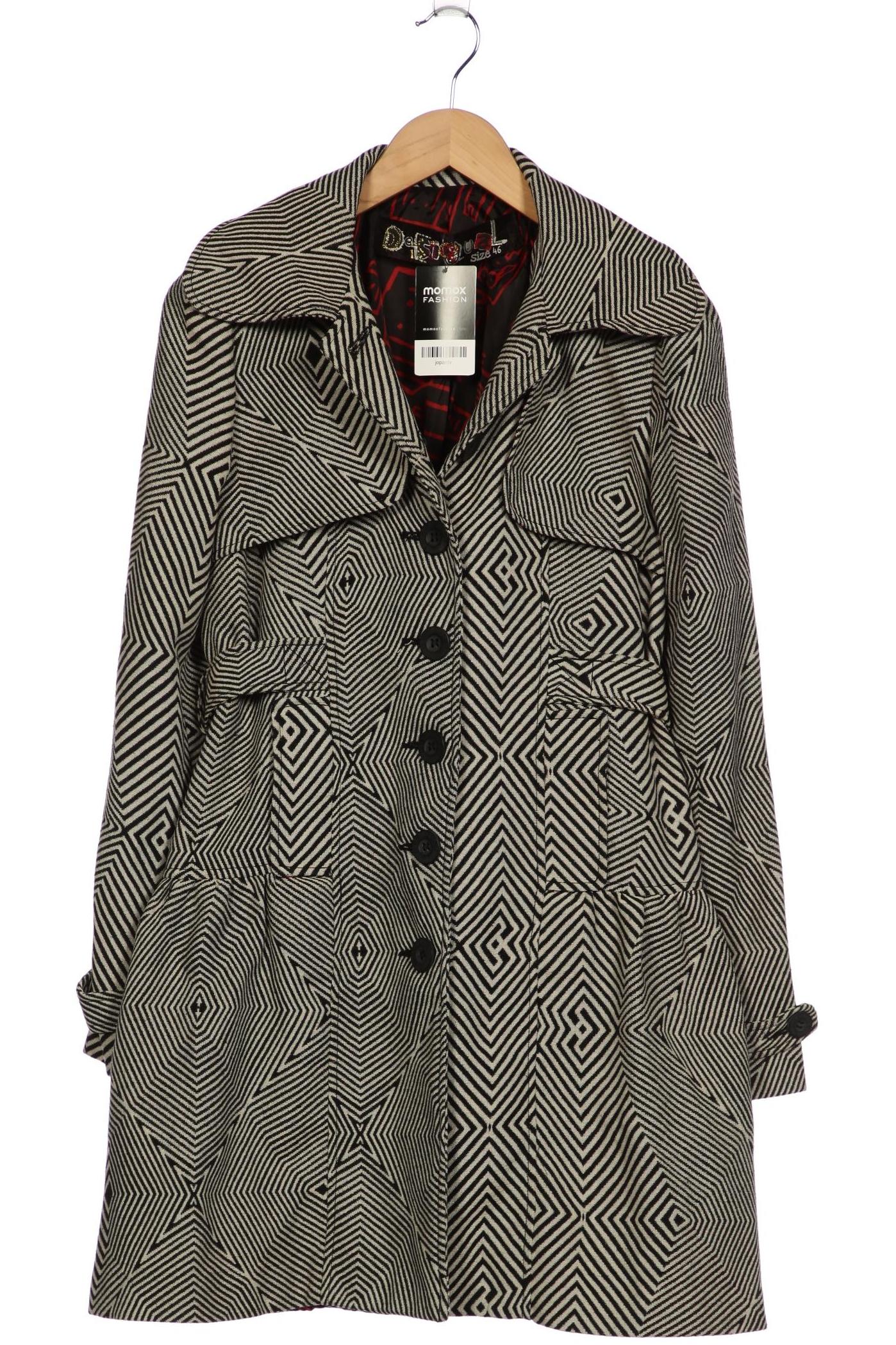 

Desigual Damen Mantel, schwarz, Gr. 46