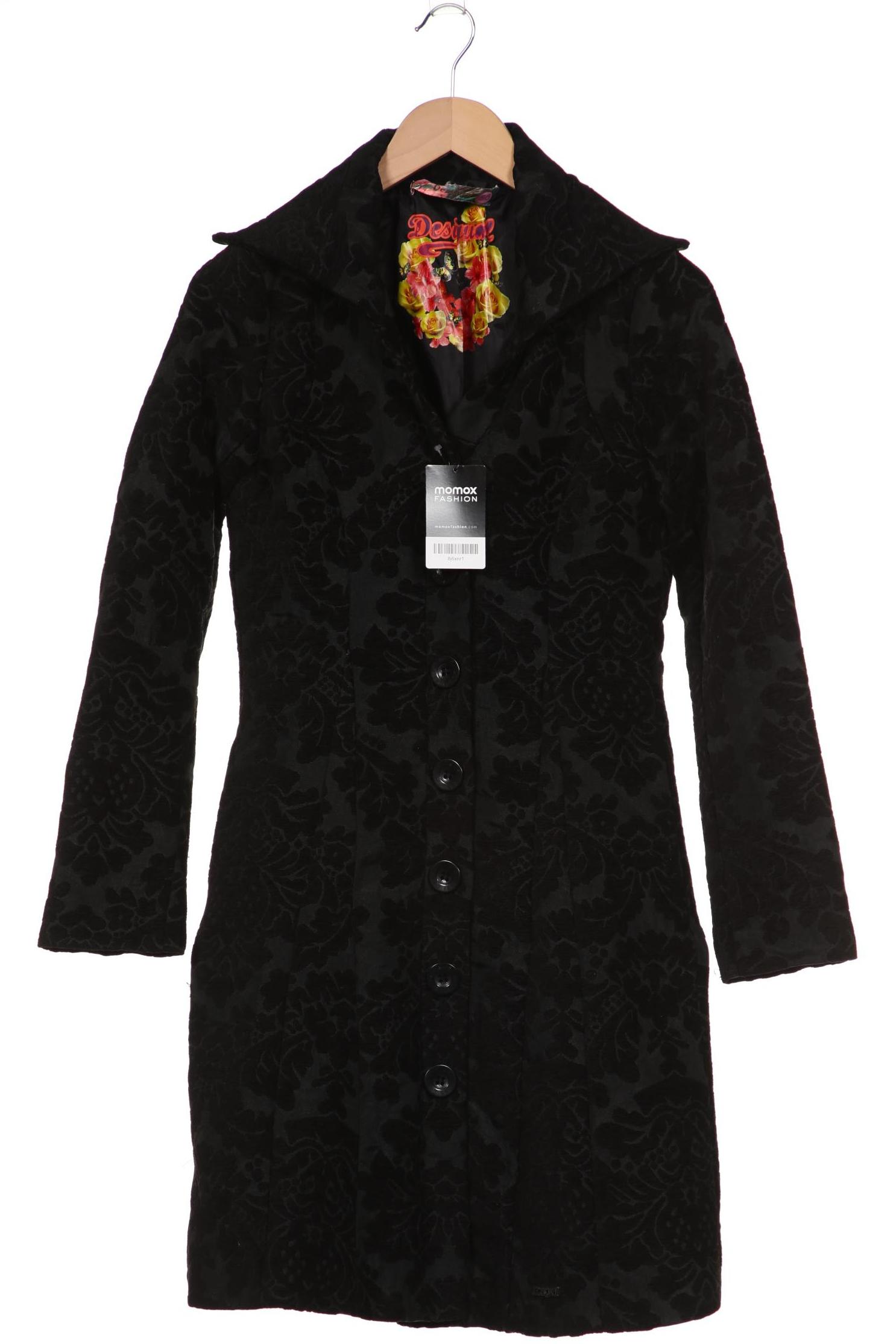 

Desigual Damen Mantel, schwarz
