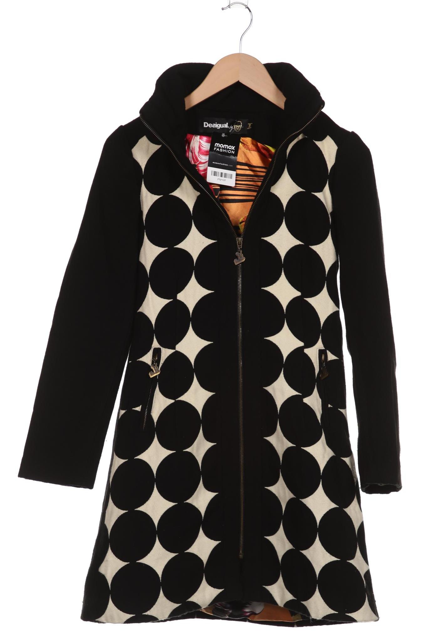 

Desigual Damen Mantel, schwarz
