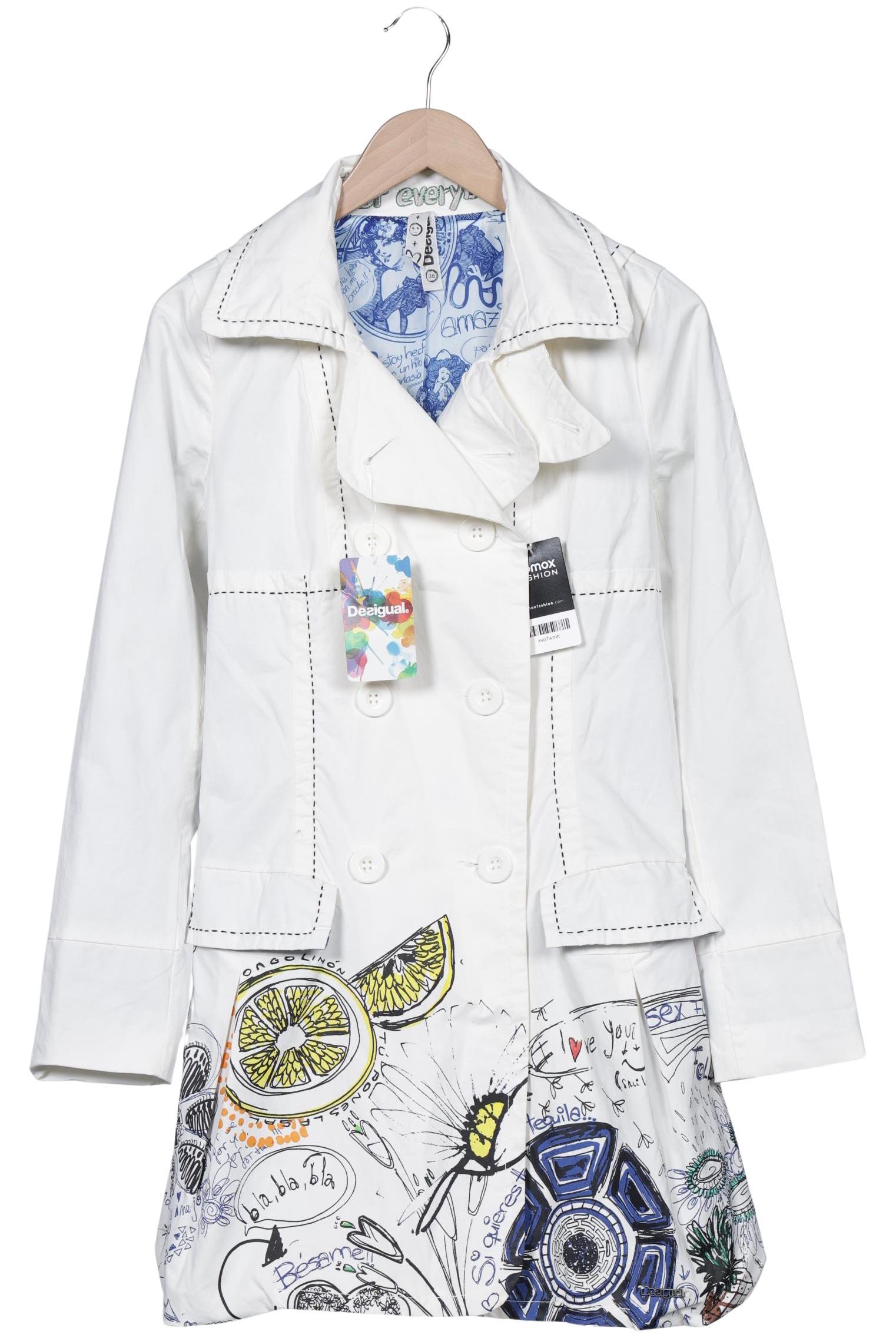 

Desigual Damen Mantel, weiß, Gr. 38