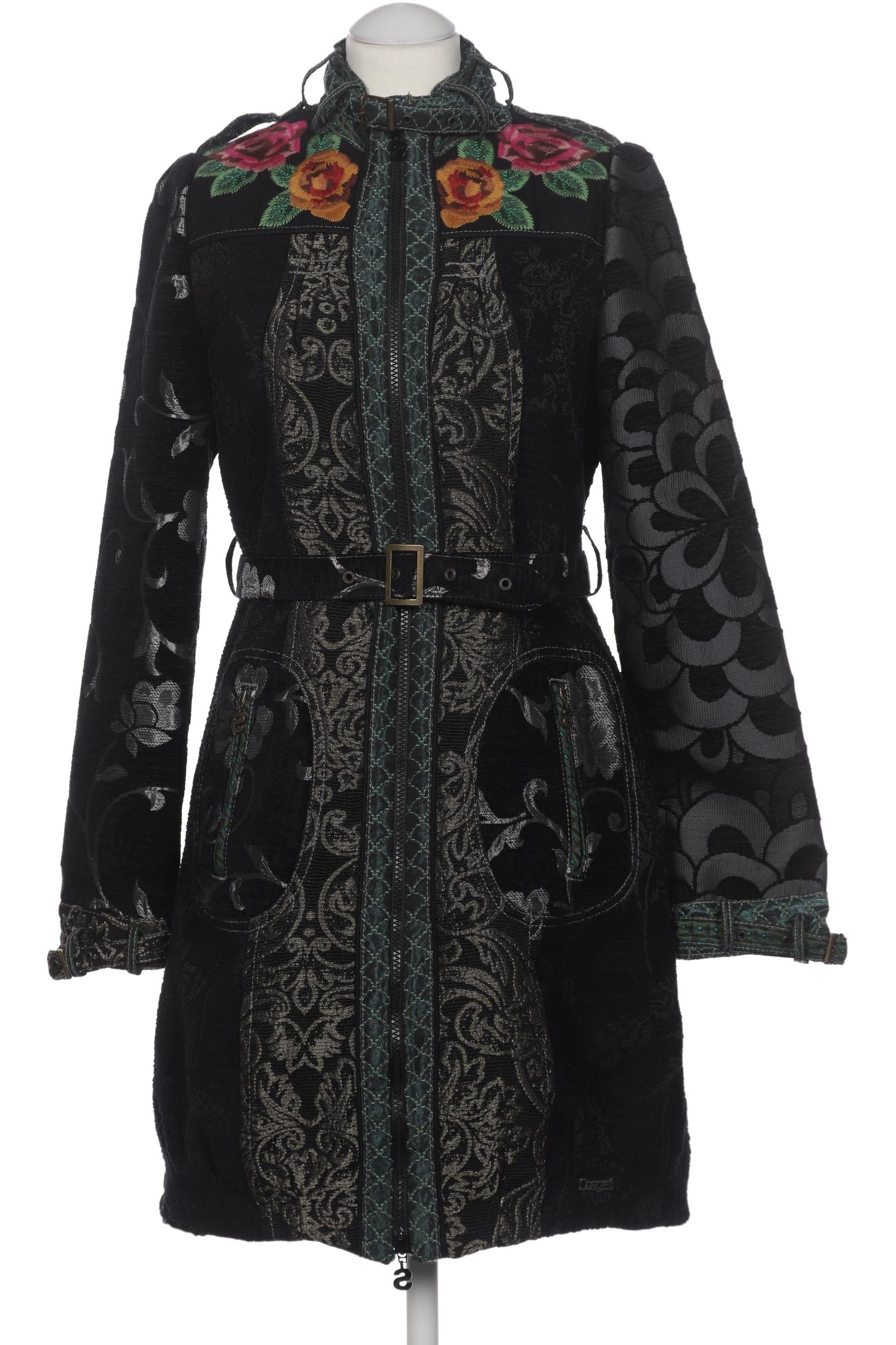 

Desigual Damen Mantel, schwarz, Gr. 40