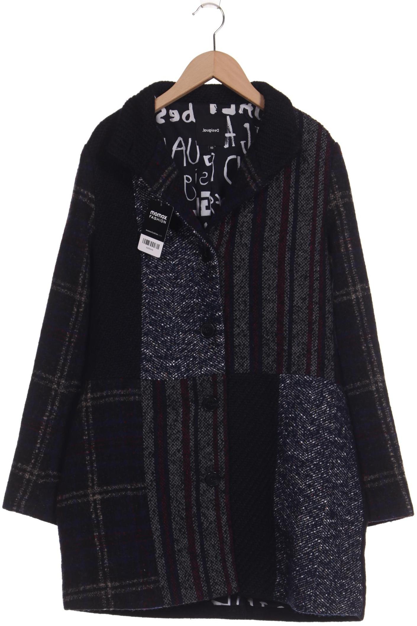 

Desigual Damen Mantel, schwarz, Gr. 40