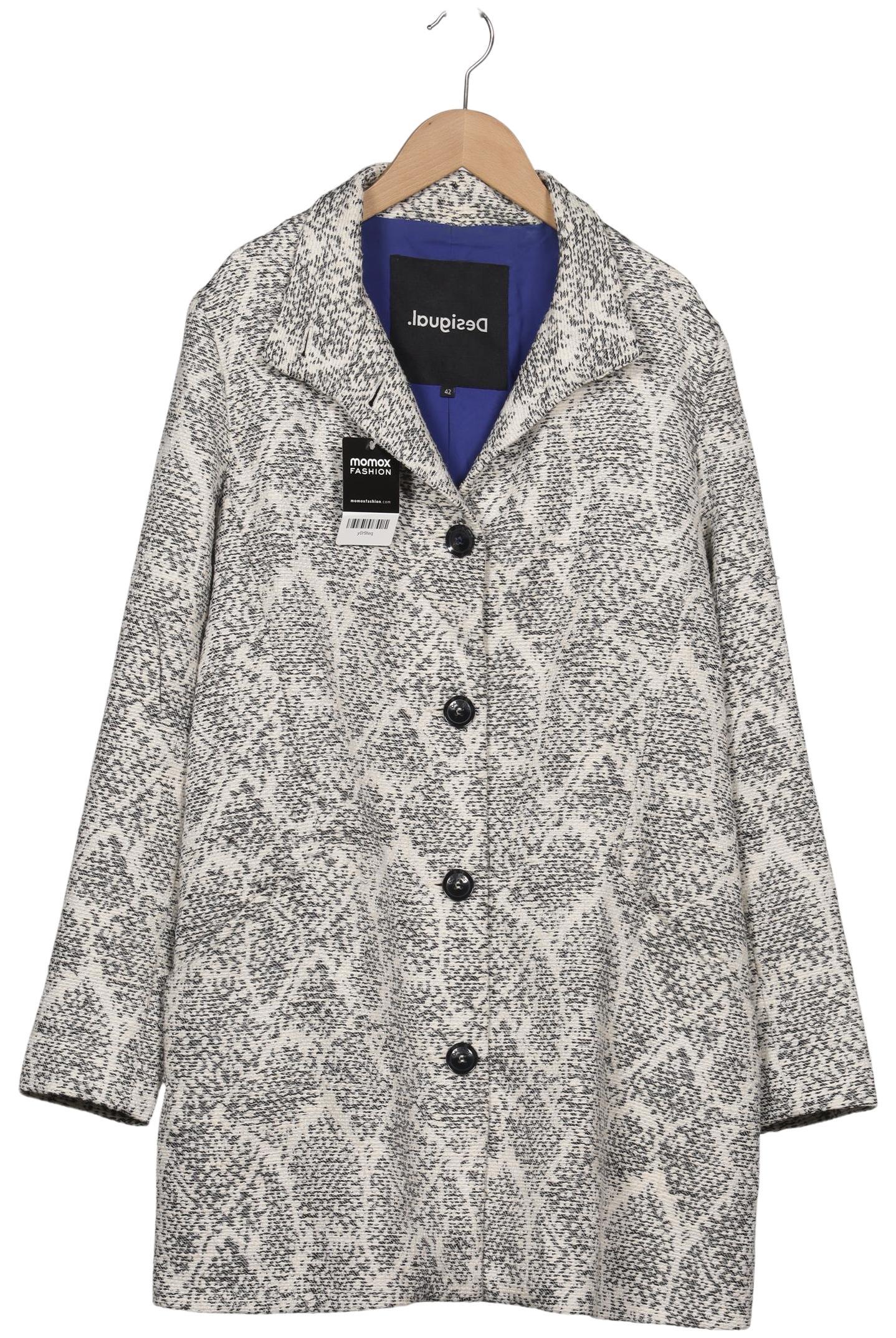 

Desigual Damen Mantel, cremeweiß, Gr. 42