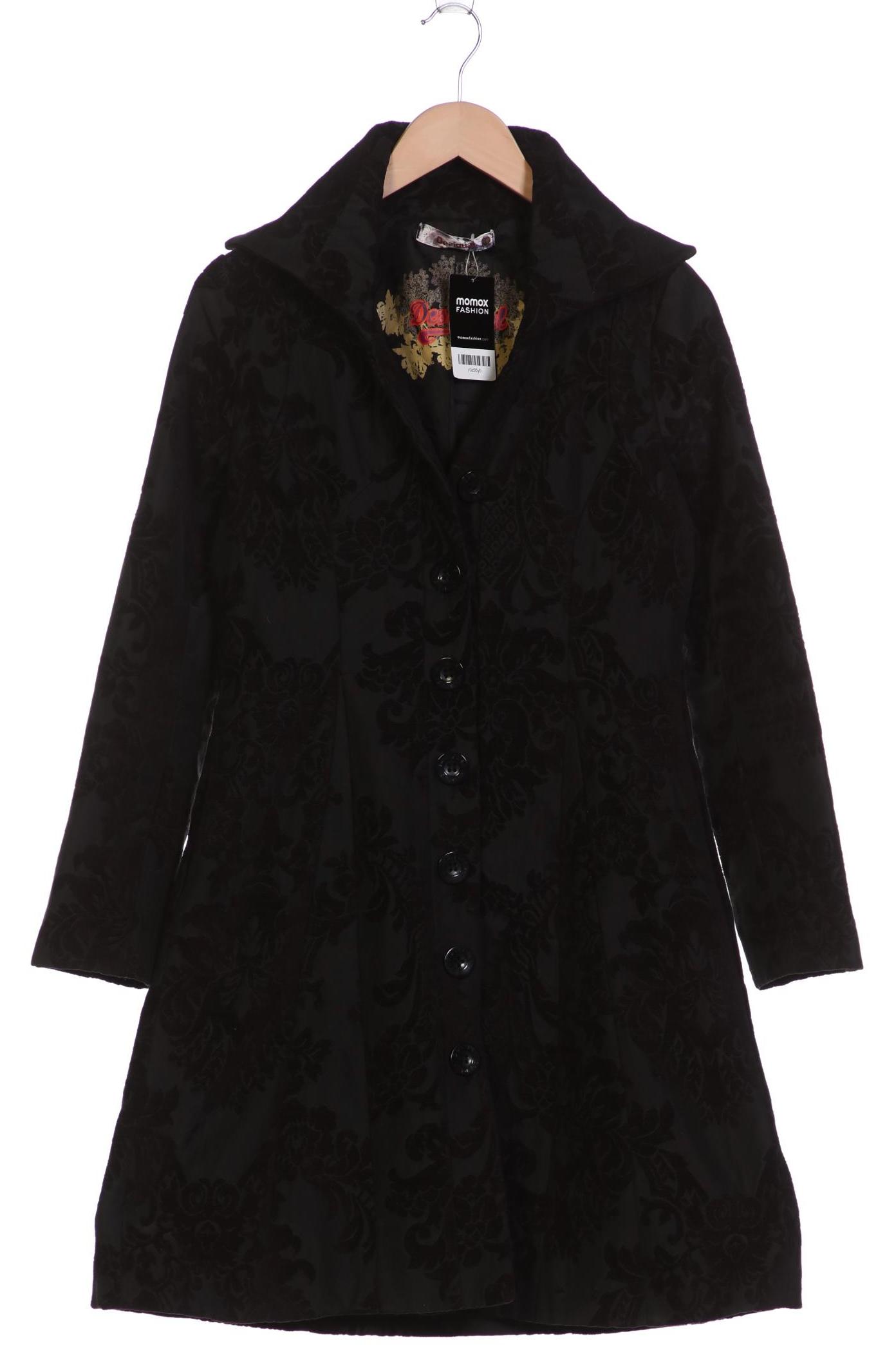 

Desigual Damen Mantel, schwarz, Gr. 38