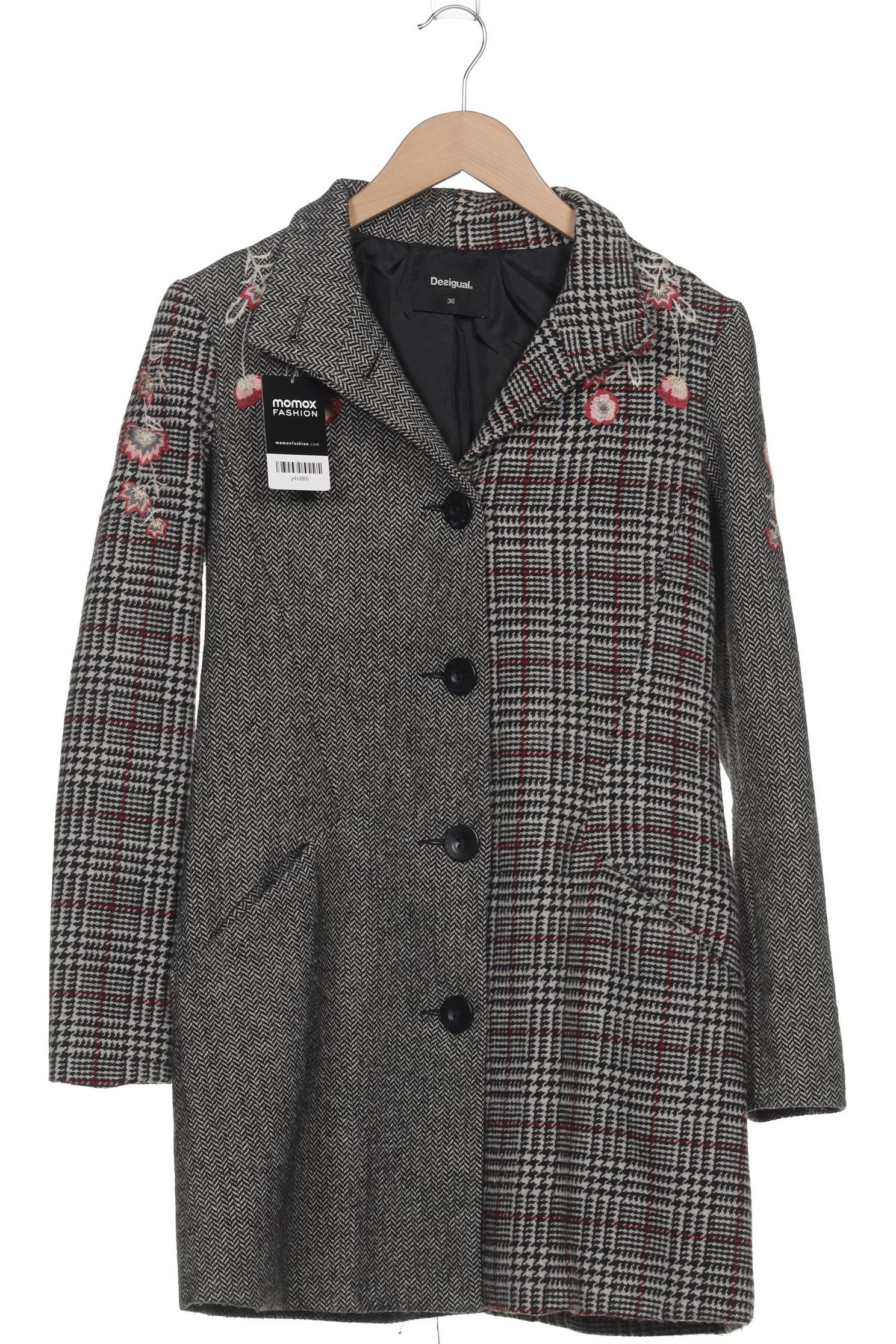 

Desigual Damen Mantel, grau, Gr. 36