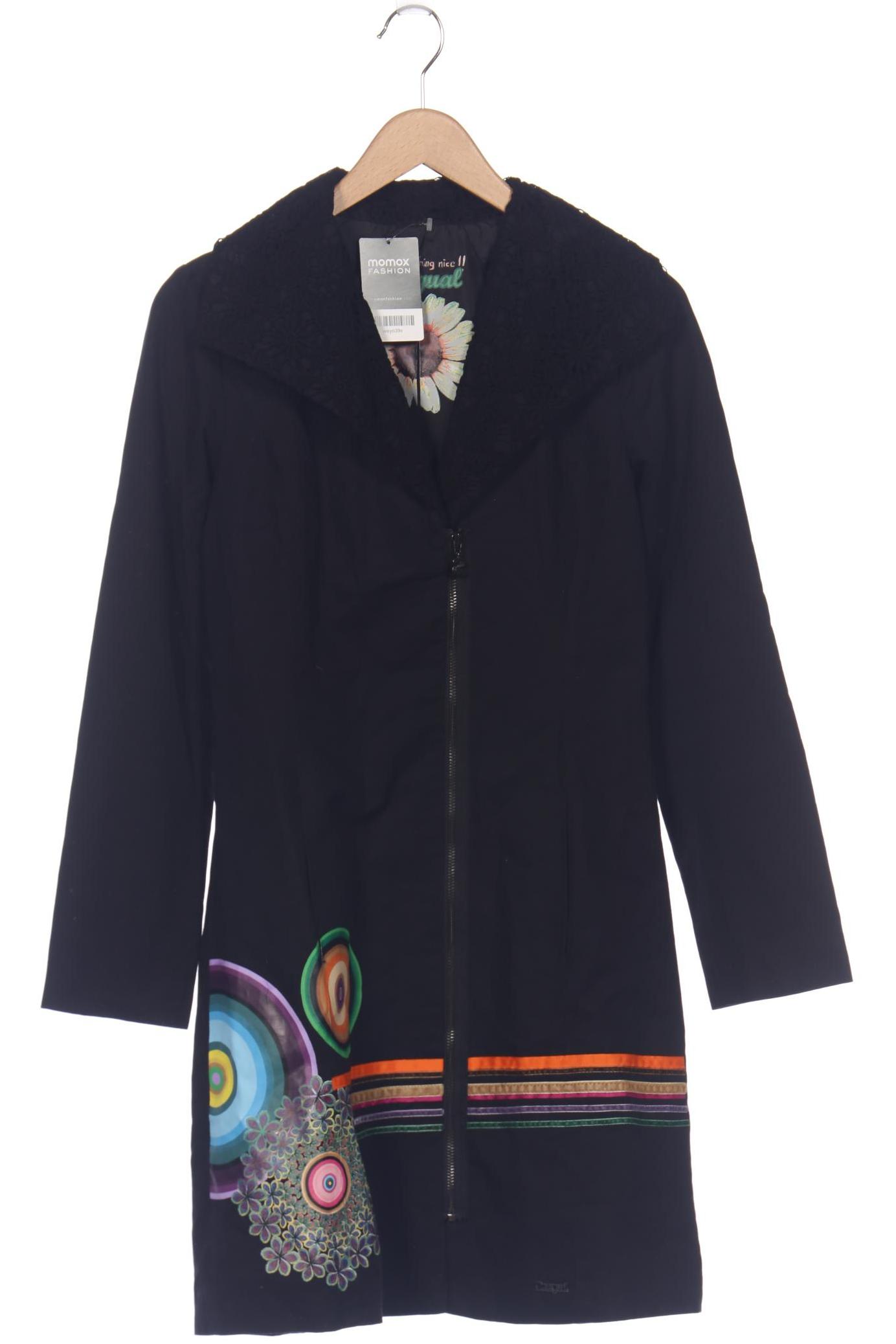 

Desigual Damen Mantel, schwarz, Gr. 36