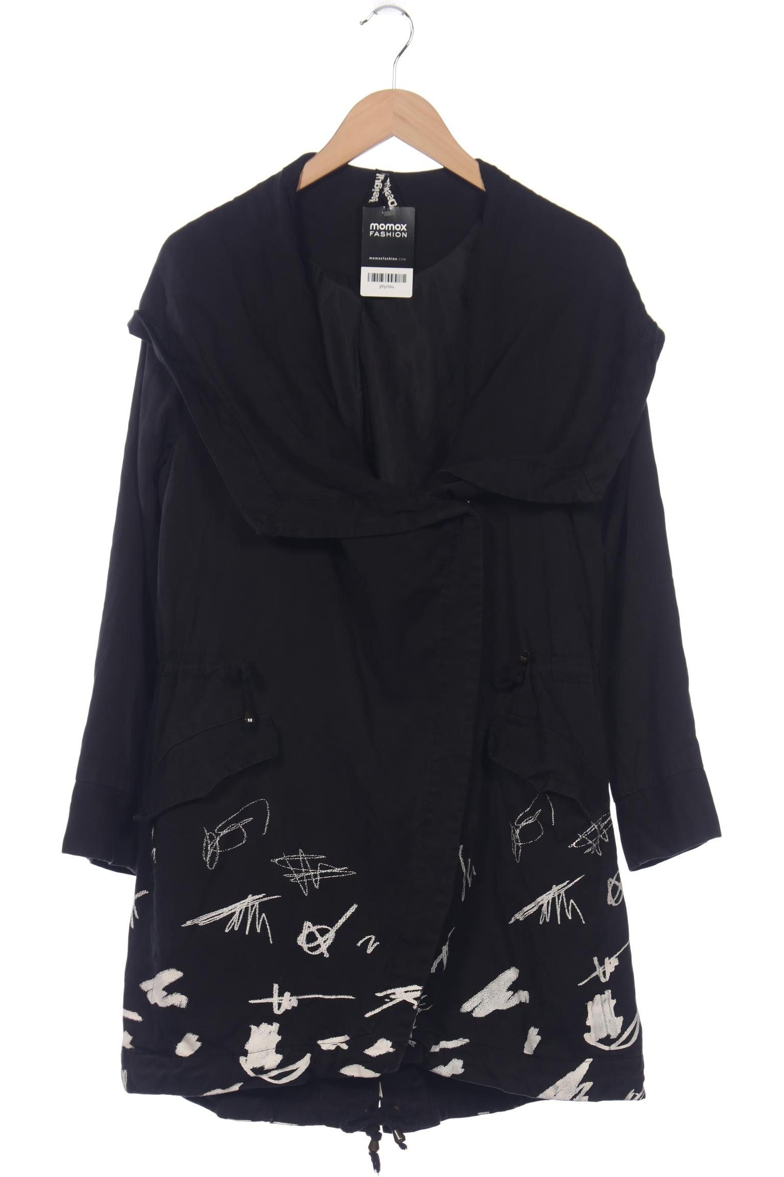 

Desigual Damen Mantel, schwarz, Gr. 44